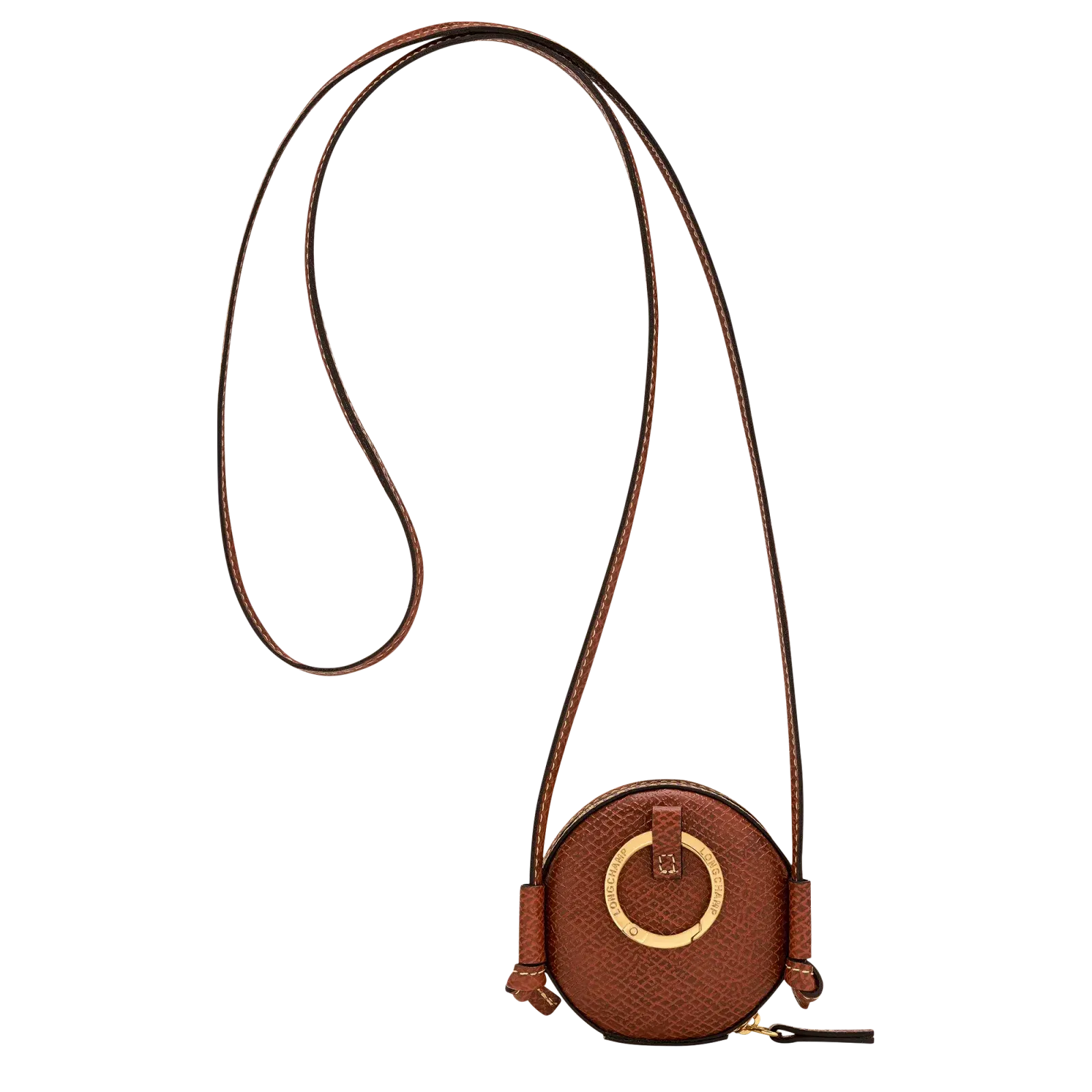 Longchamp Épure Coin purse with cord Brown