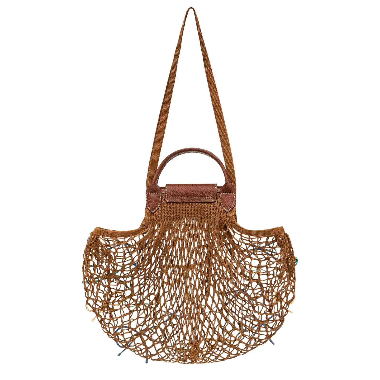 Longchamp Le Pliage Collection L Mesh bag Tobacco