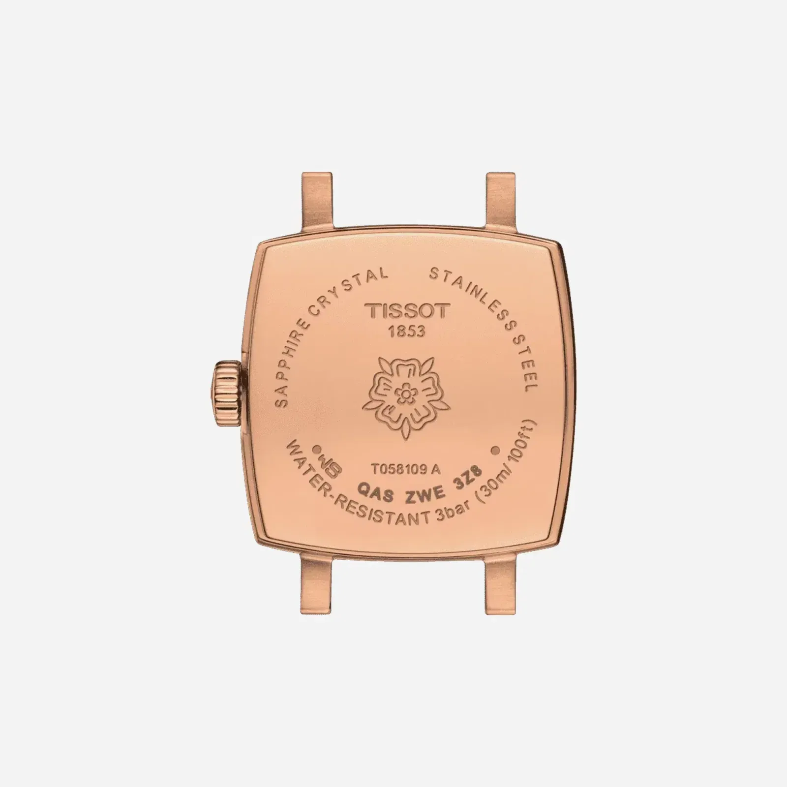 Tissot Lovely Summer set Baton Dial Brown Leather Strap Watch WMNS