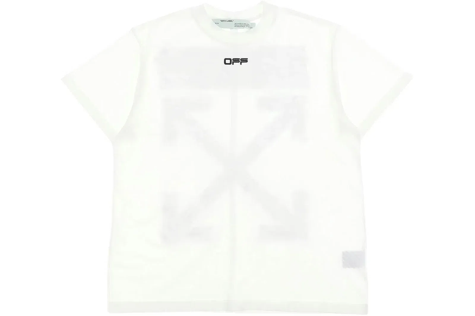 OFF-WHITE Oversized Fit Airport Tape T-Shirt White