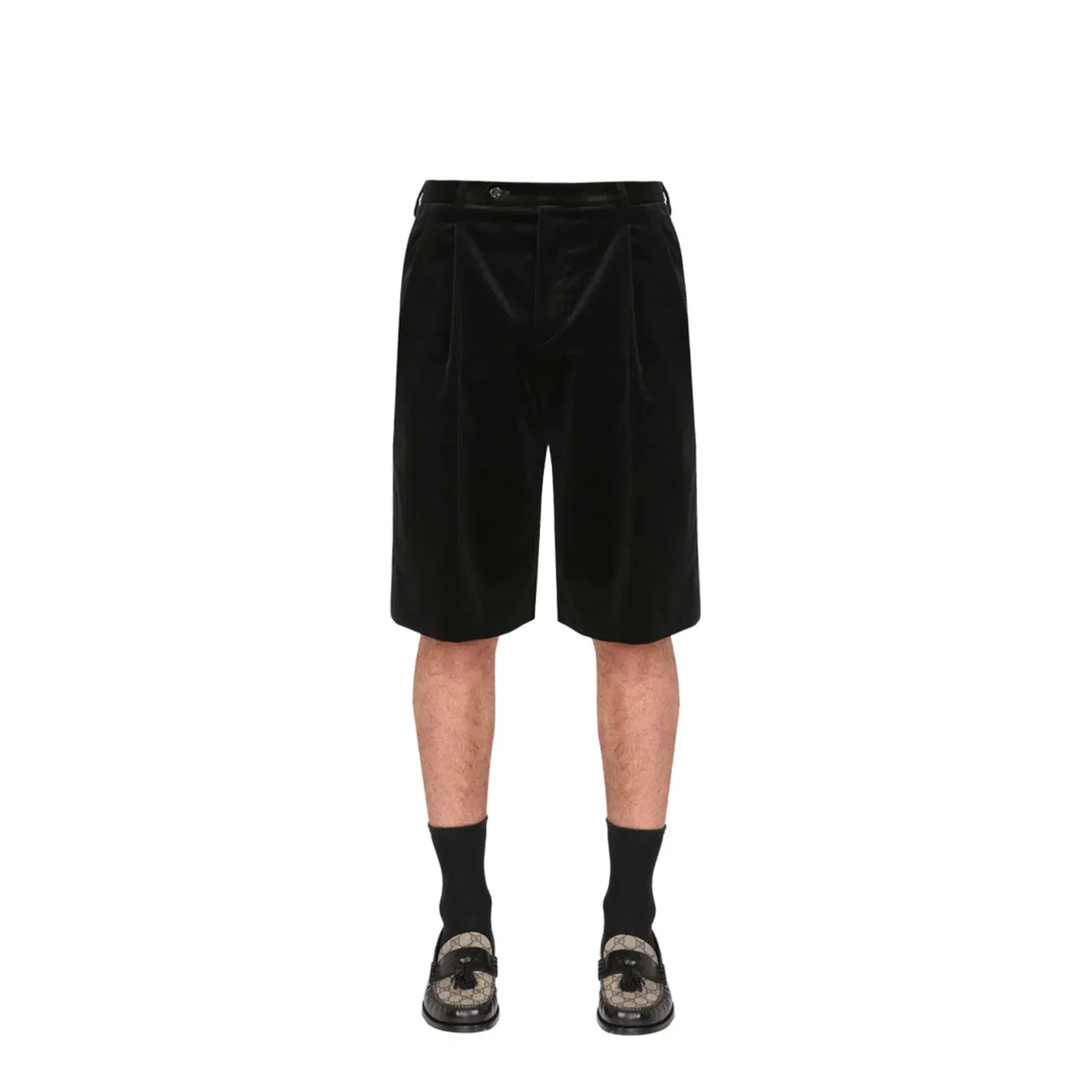 Stretch Velvet Shorts