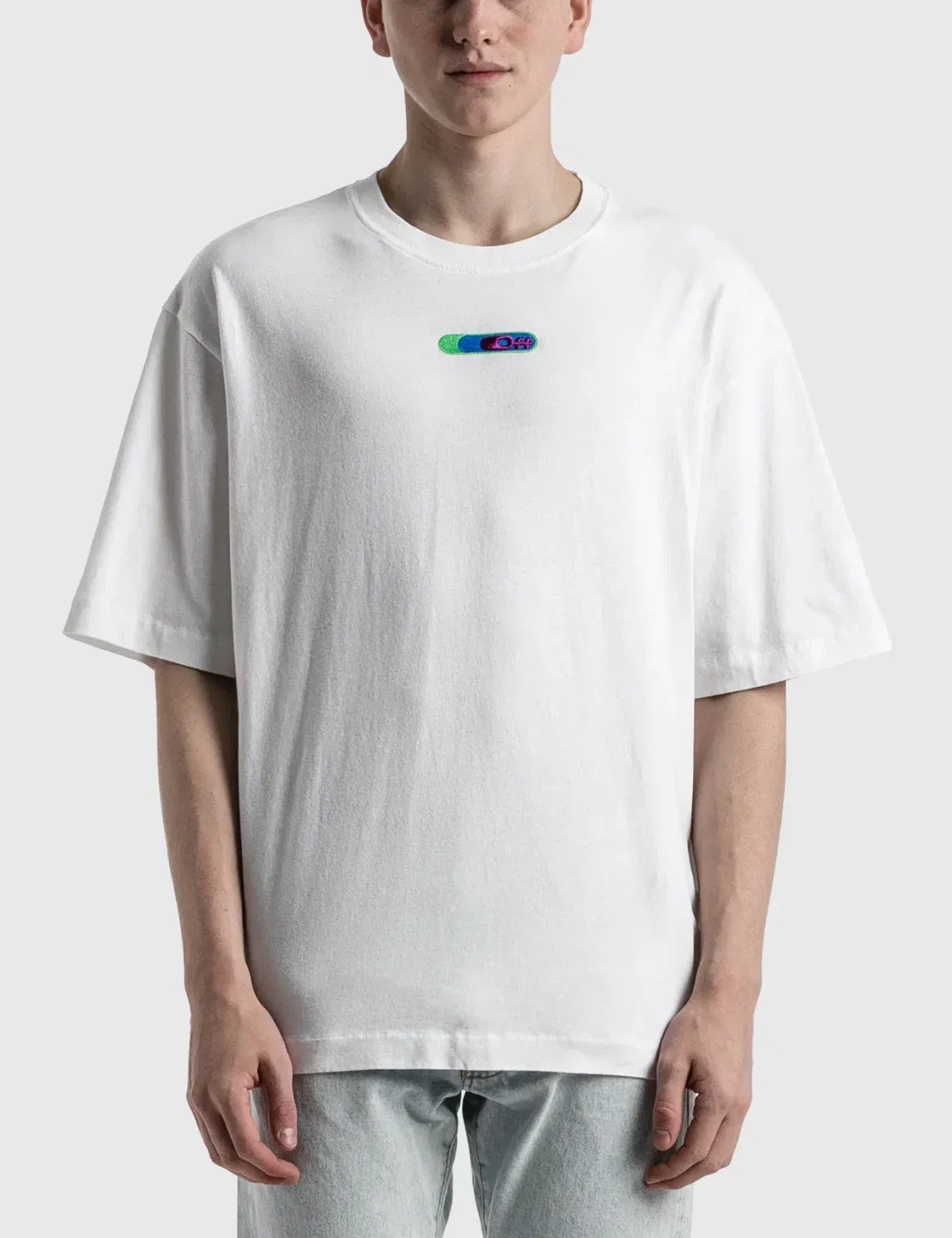 Off-White Weed Arrows White Oversized T-Shirt