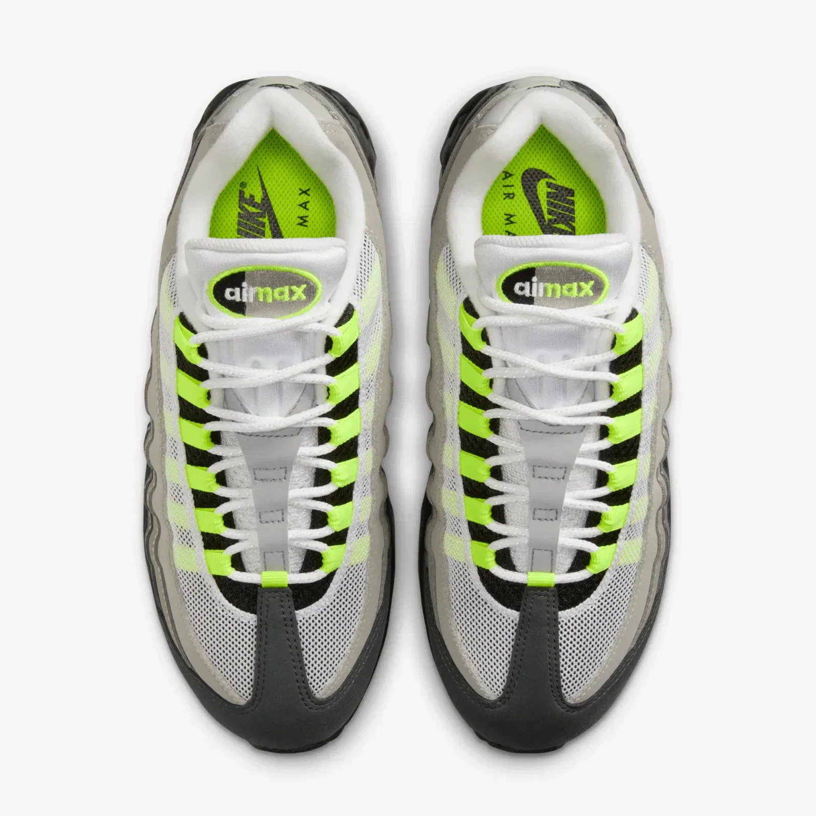 Nike W AIR MAX 95 BIG BUBBLE { BLACK/NEON YELLOW/ANTHRACITE/LT GRAPHITE