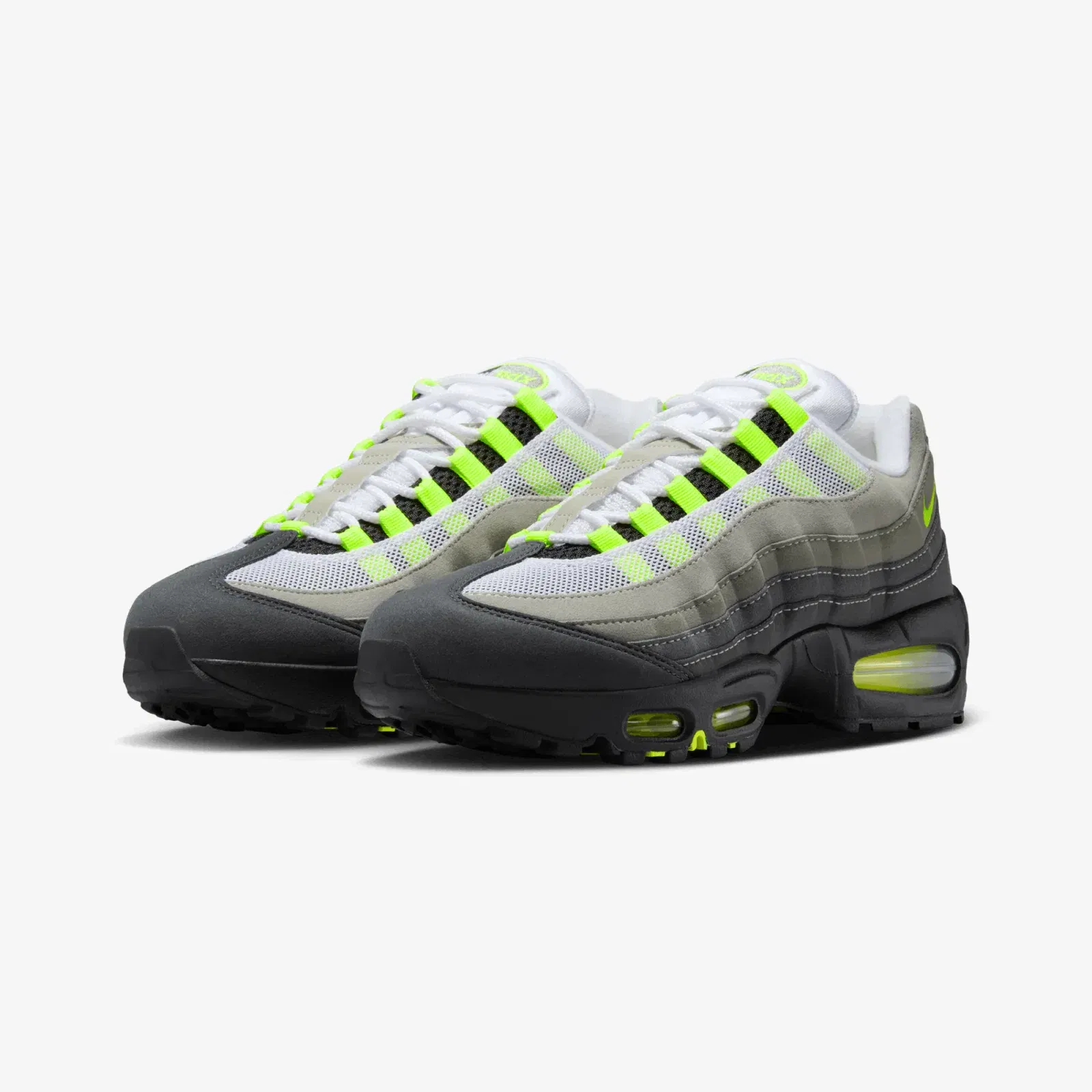 Nike W AIR MAX 95 BIG BUBBLE { BLACK/NEON YELLOW/ANTHRACITE/LT GRAPHITE