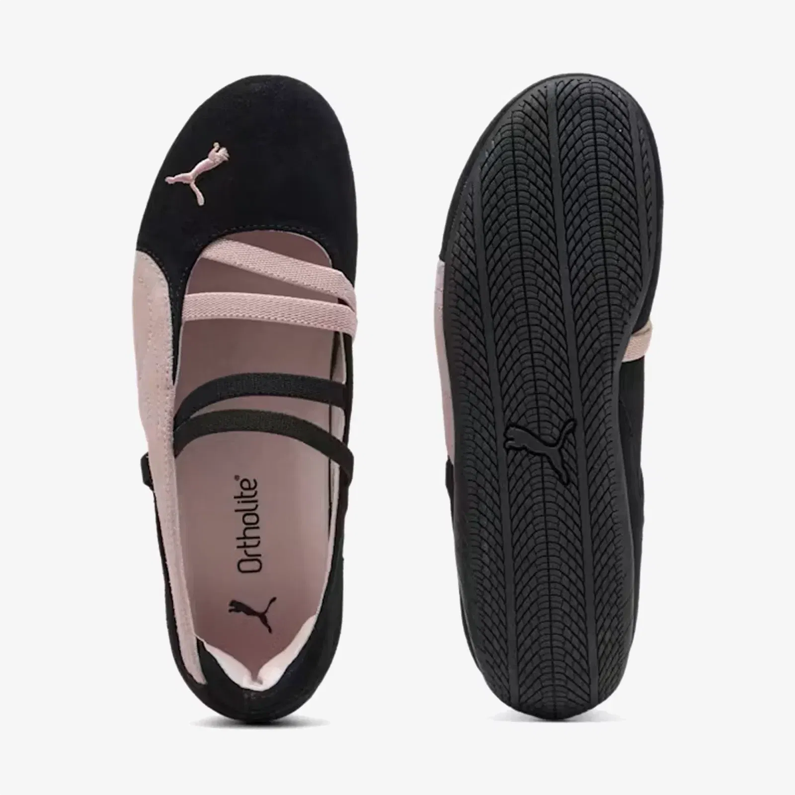 PUMA SPEEDCAT SUEDE BALLET { PUMA BLACK-MAUVE MIST