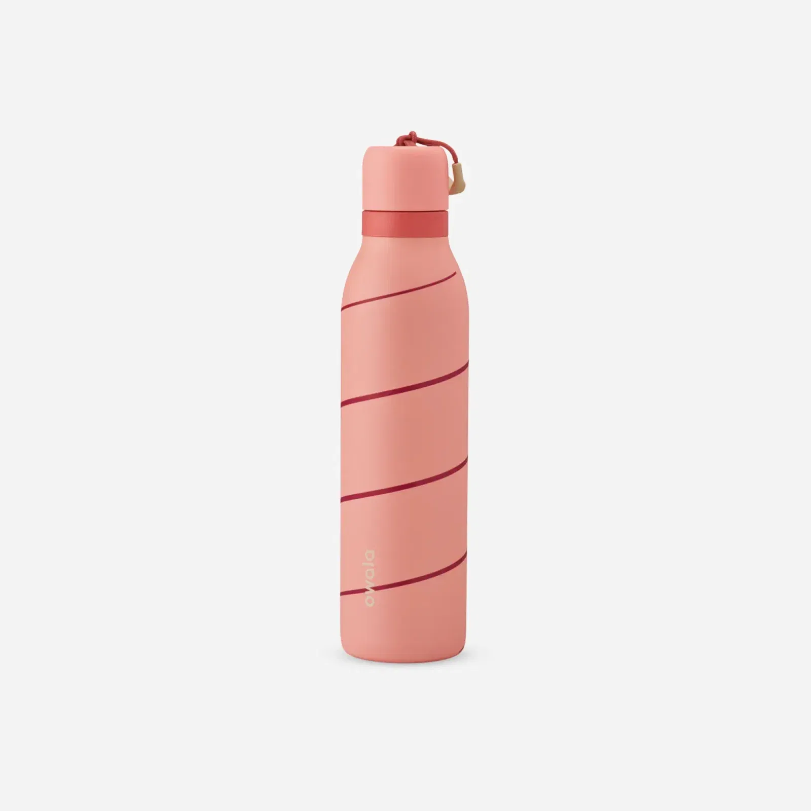 Owala FreeSip Twist 24oz Stainless Steel Water Bottle Candy Cane Lane