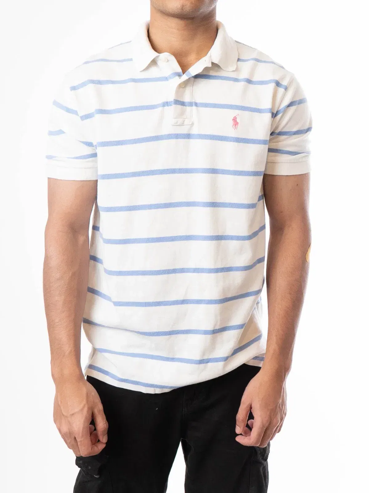 Polo Ralph Lauren Striped Polo T-Shirt (M)