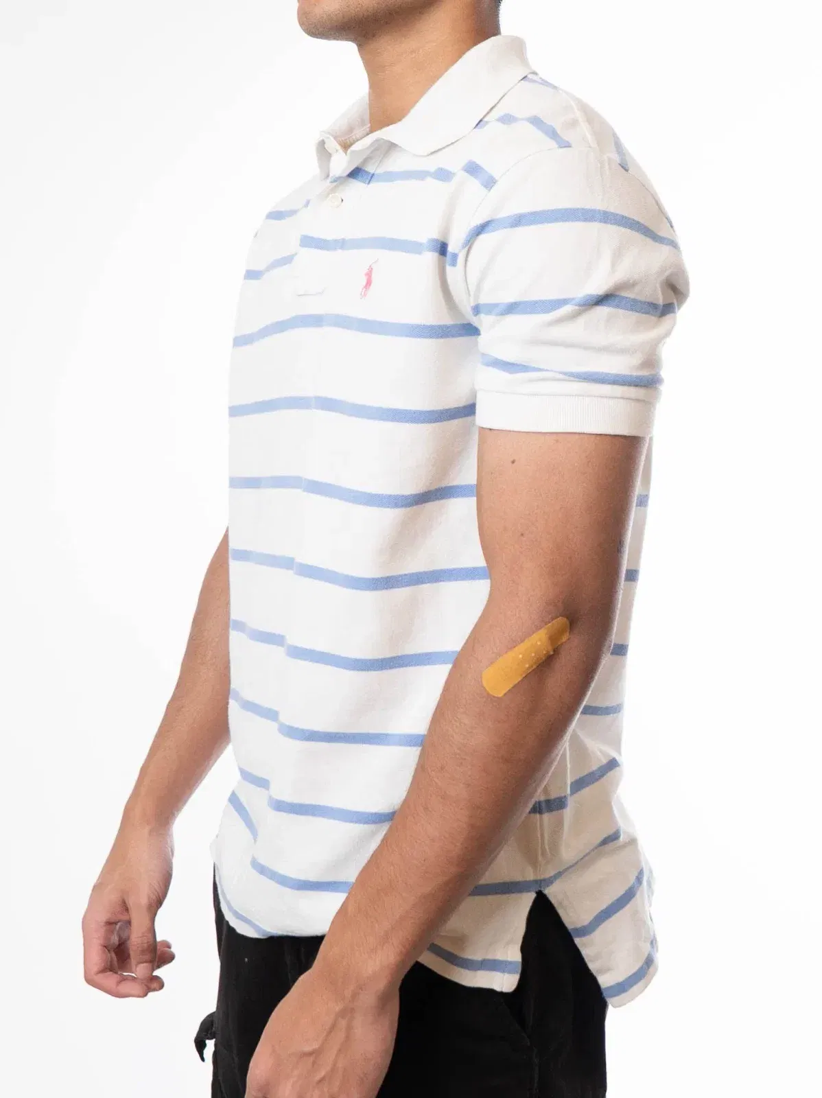 Polo Ralph Lauren Striped Polo T-Shirt (M)
