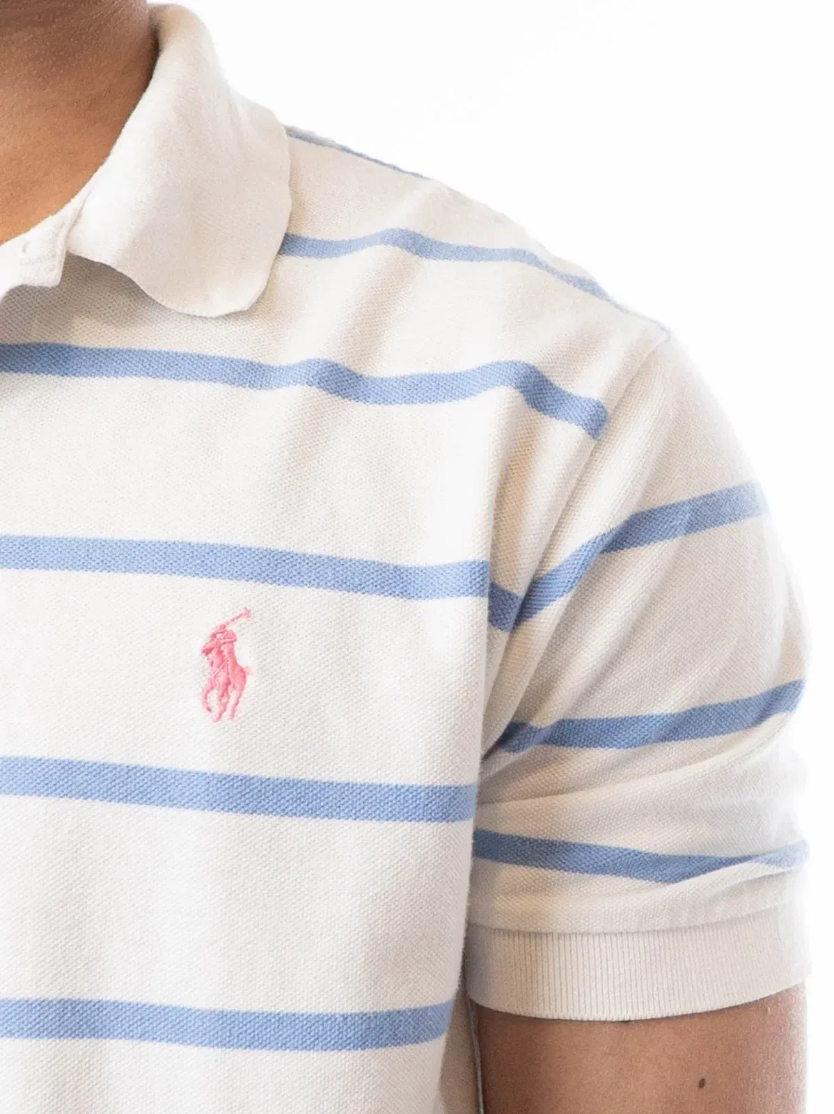 Polo Ralph Lauren Striped Polo T-Shirt (M)