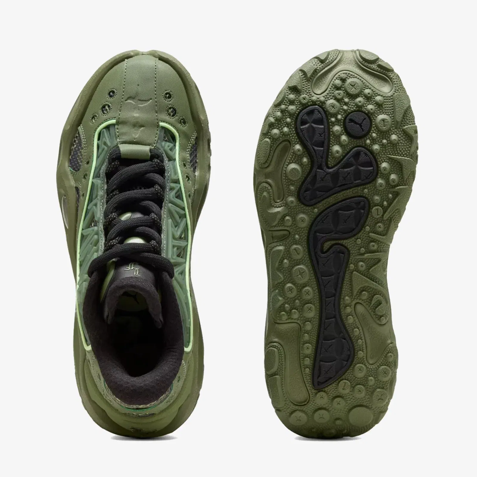PUMA LAFRANCE RNR CAMO { AVOCADO/GREEN-FIZZY LIGHT