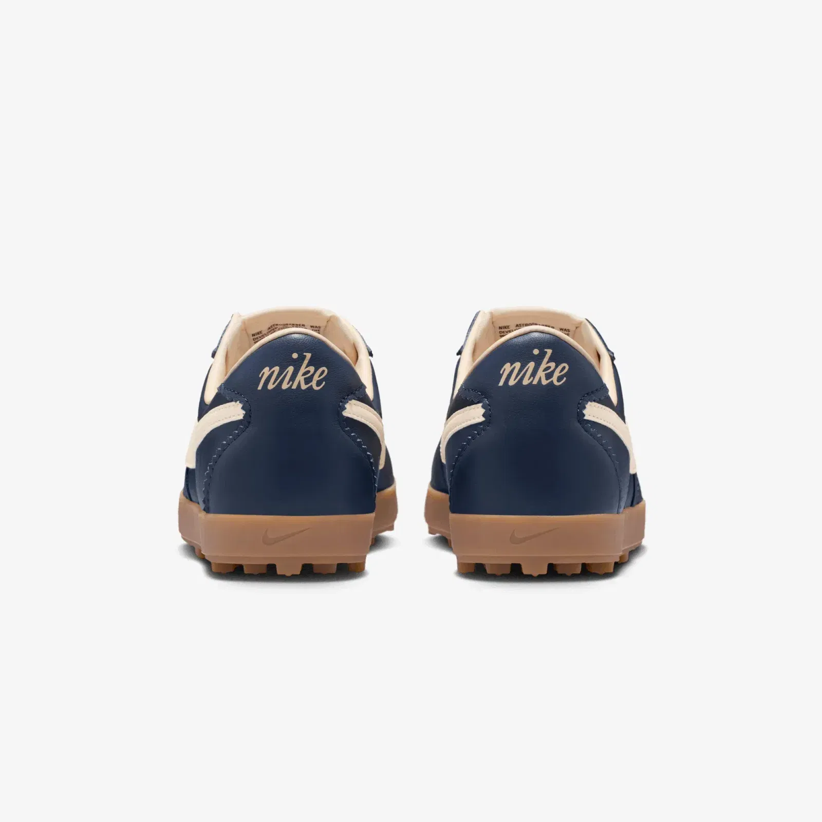 Nike ASTROGRABBER LEATHER { MIDNIGHT NAVY/MUSLIN-GUM LIGHT BROWN