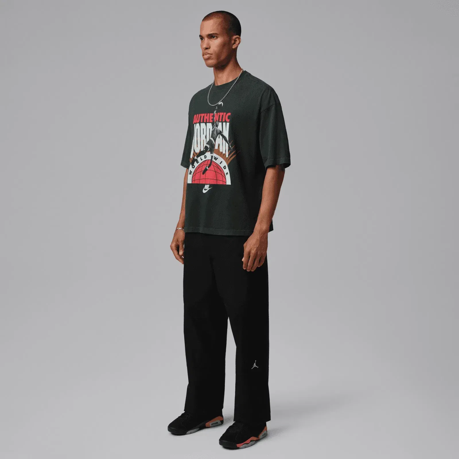 Jordan OVERSIZED REISSUE T-SHIRT { OFF NOIR/INFRARED 23