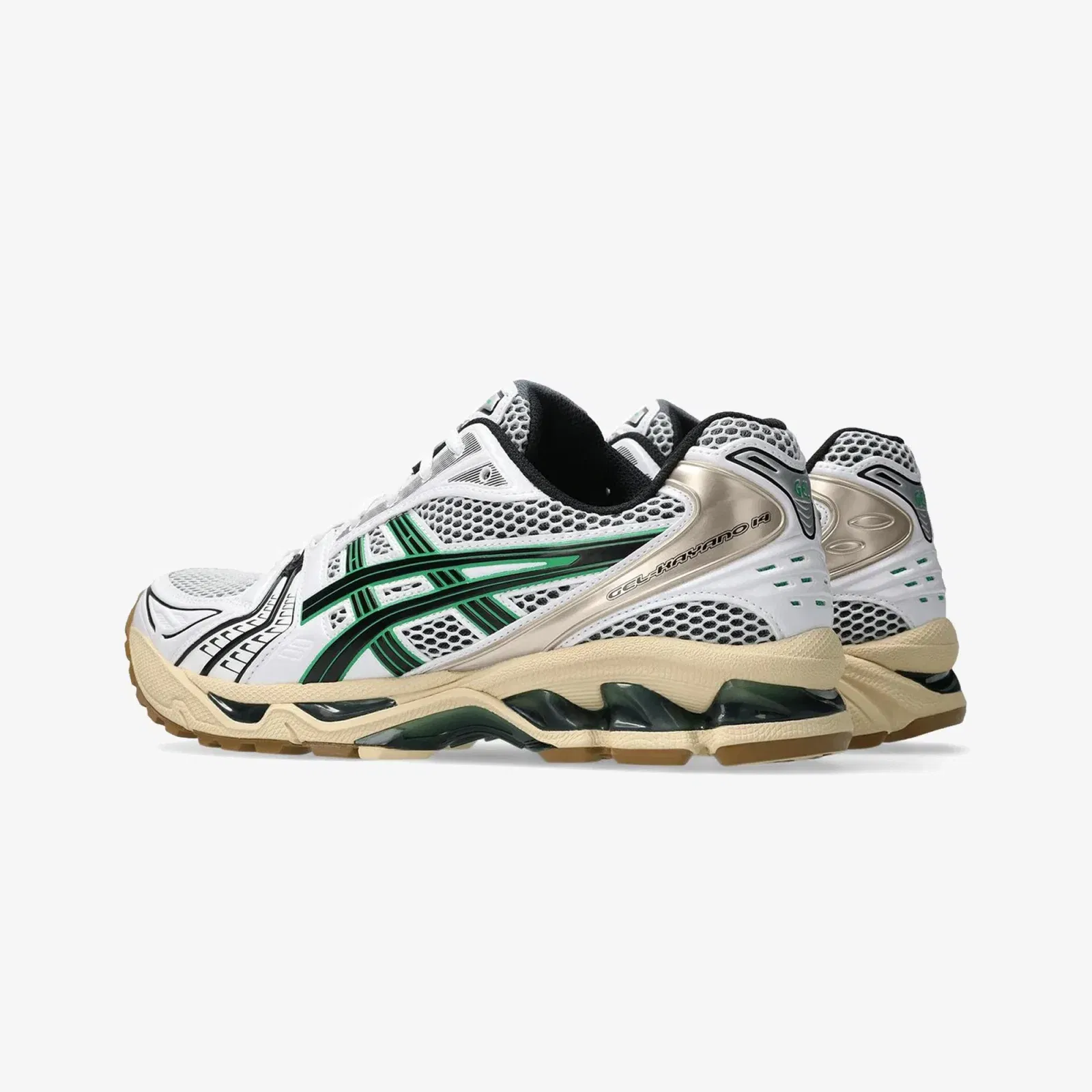 ASICS GEL-KAYANO 14 { WHITE/HINOKI BEIGE