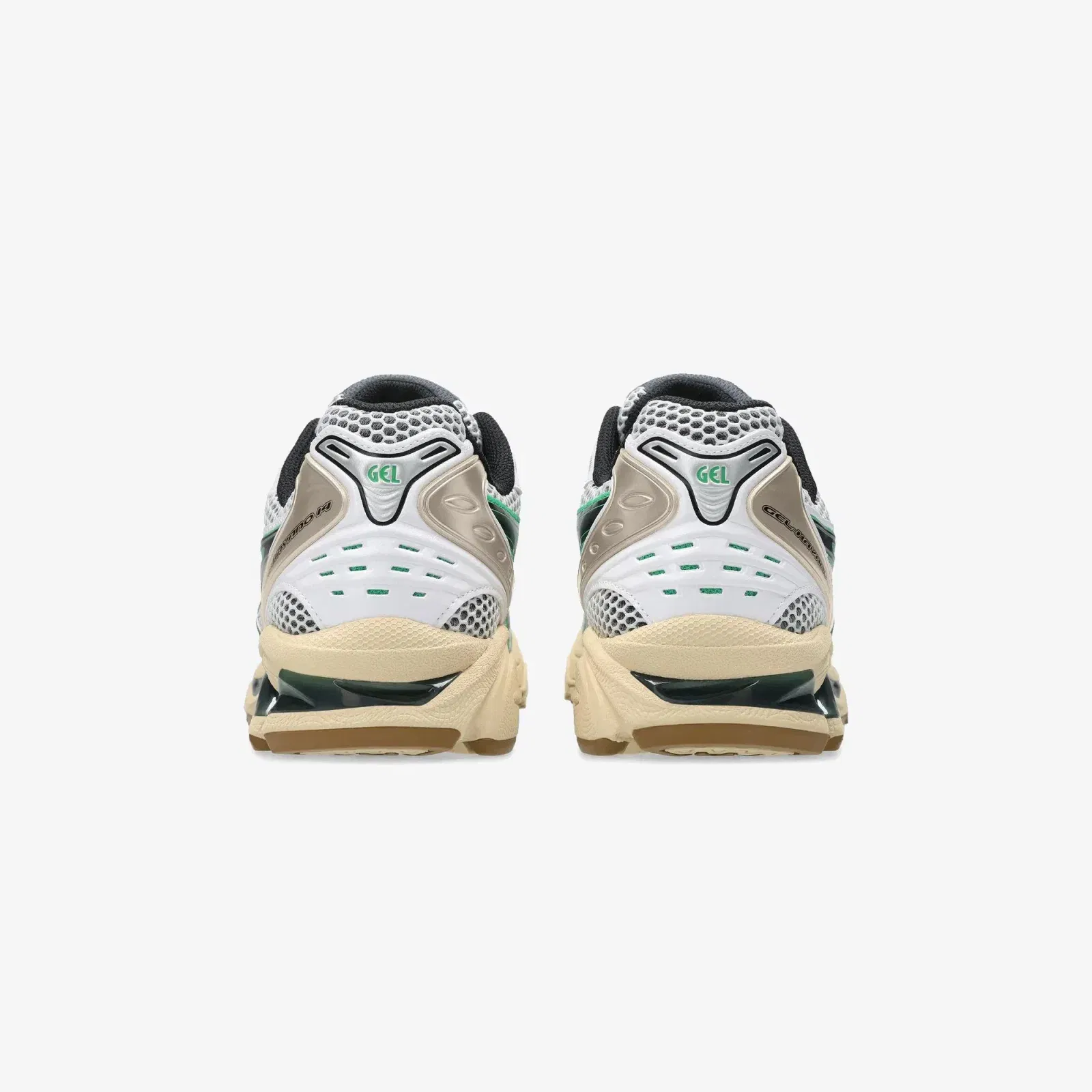 ASICS GEL-KAYANO 14 { WHITE/HINOKI BEIGE