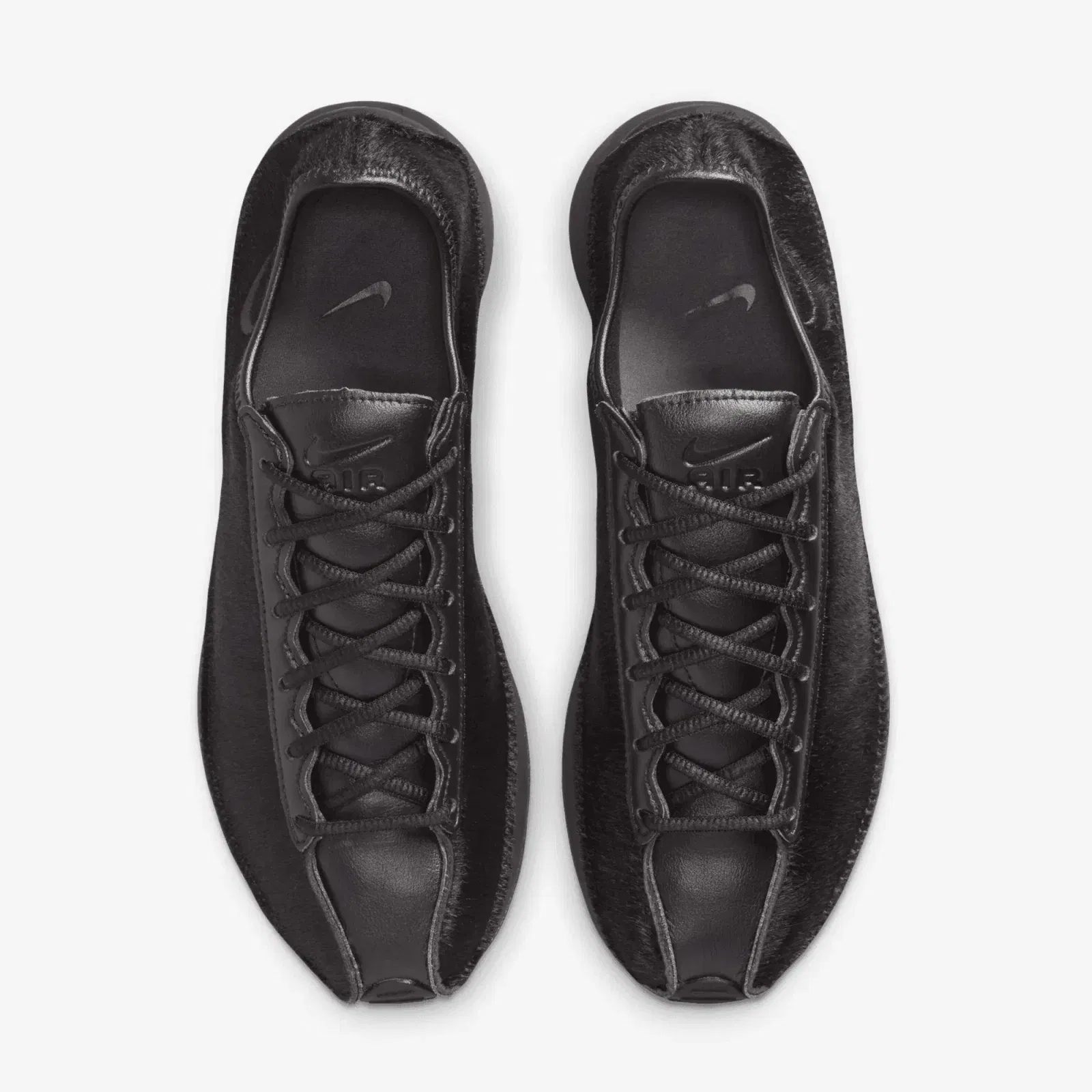 Nike AIR SUPERFLY LX PONY HAIR LEATHER { BLACK/OFF NOIR-PHOTON DUST