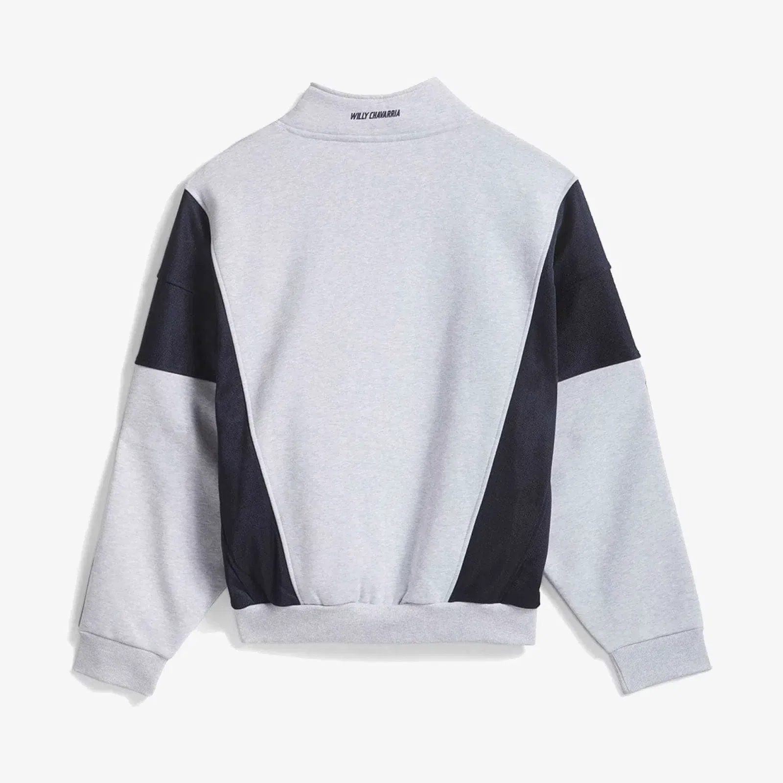 ADIDAS ORIGINALS x CHAVARRIA WATSONVILLE MOCKNECK SWEATER { LIGHT GREY/ LEGEND INK