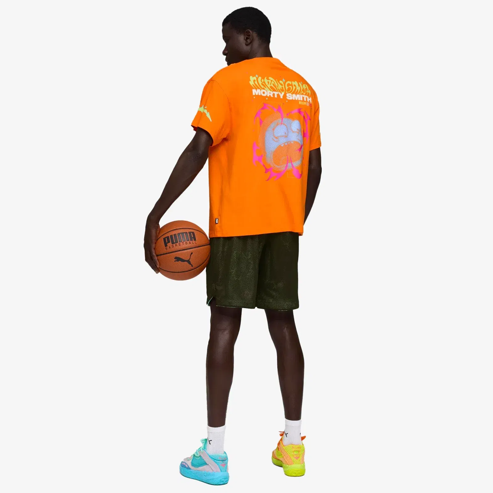 PUMA x RICK AND MORTY T-Shirt 2 { RICKIE ORANGE