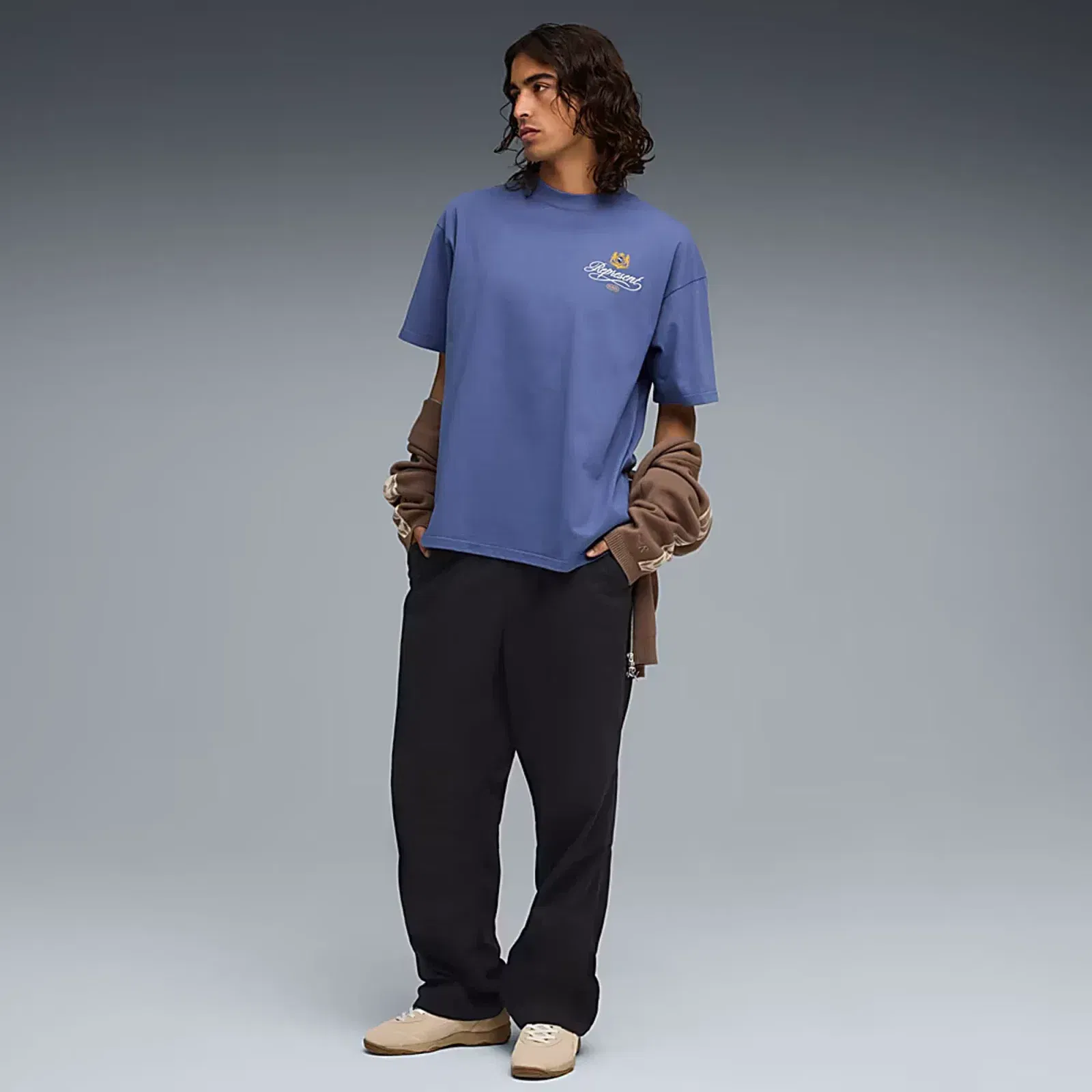 PUMA x REPRESENT GRAPHIC T-Shirt { BLUE DUSK