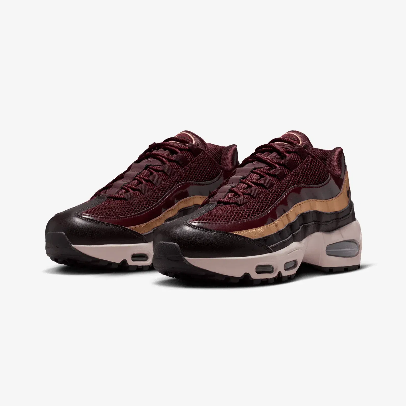 Nike AIR MAX 95 BIG BUBBLE SE { BURGUNDY CRUSH/MTLC RED BRONZE
