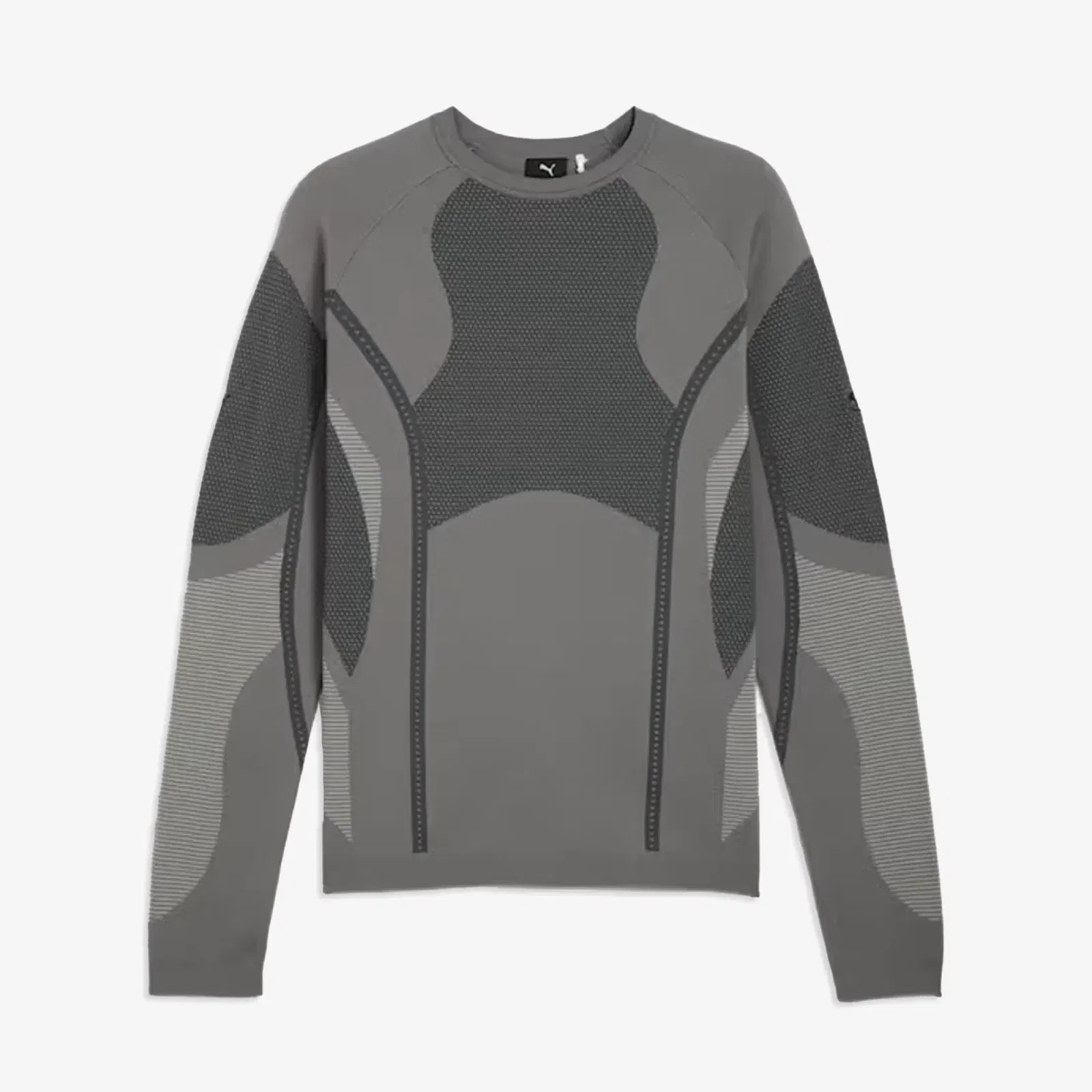 PUMA x SAN SAN GEAR KNIT SWEATER { COOL MID GRAY