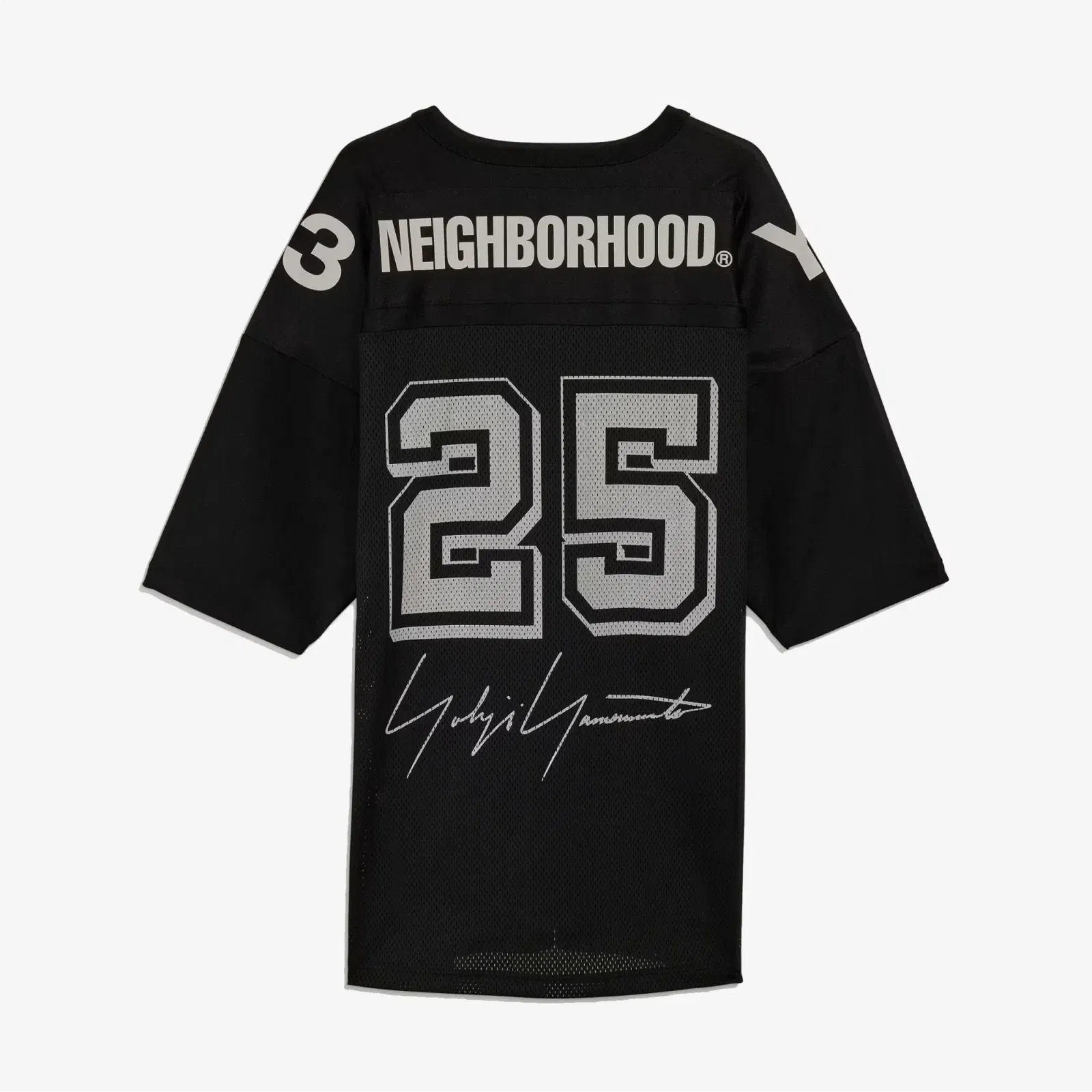 Y-3 NBHD FOOTBALL JERSEY { BLACK