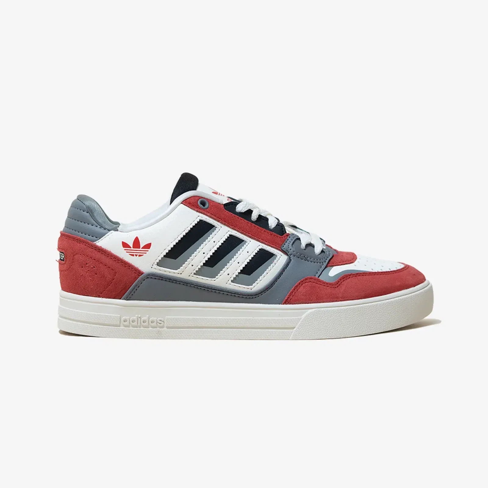 Adidas DROP STEP LOW 2.0 { OWHITE/GRETHR/COLRED