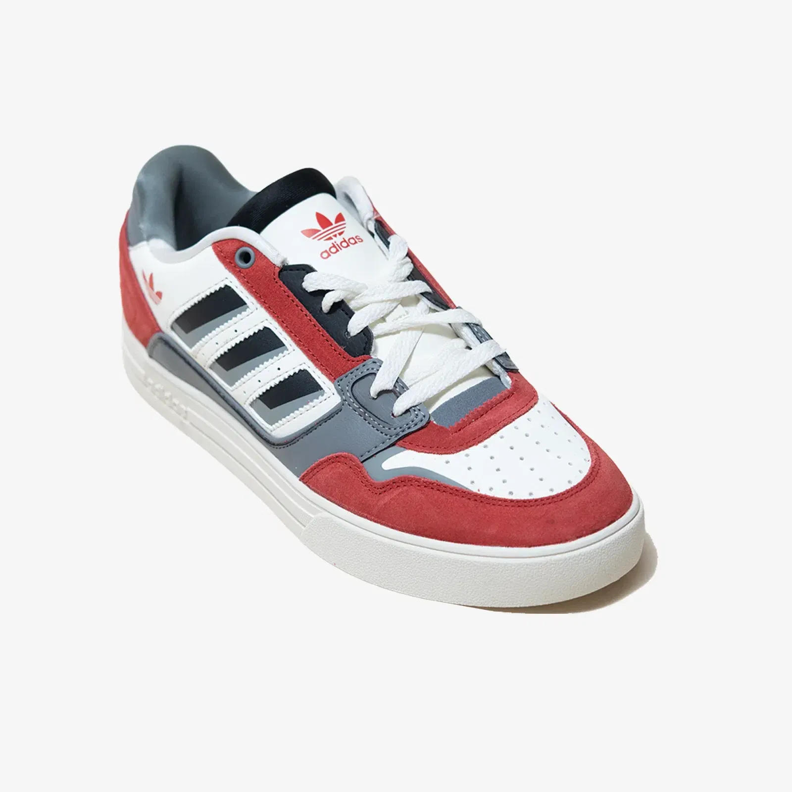 Adidas DROP STEP LOW 2.0 { OWHITE/GRETHR/COLRED