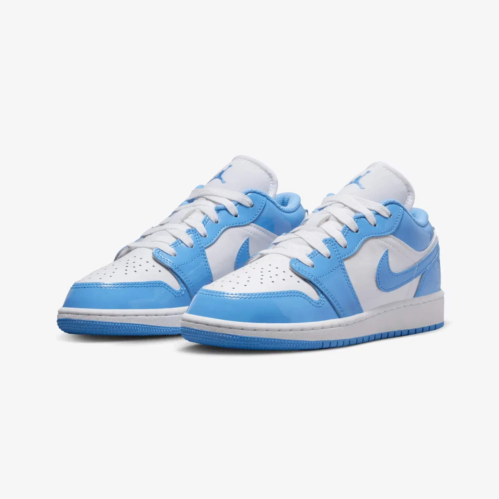 JORDAN AIR JORDAN 1 LOW SE (GS) { WHITE/LEGEND BLUE