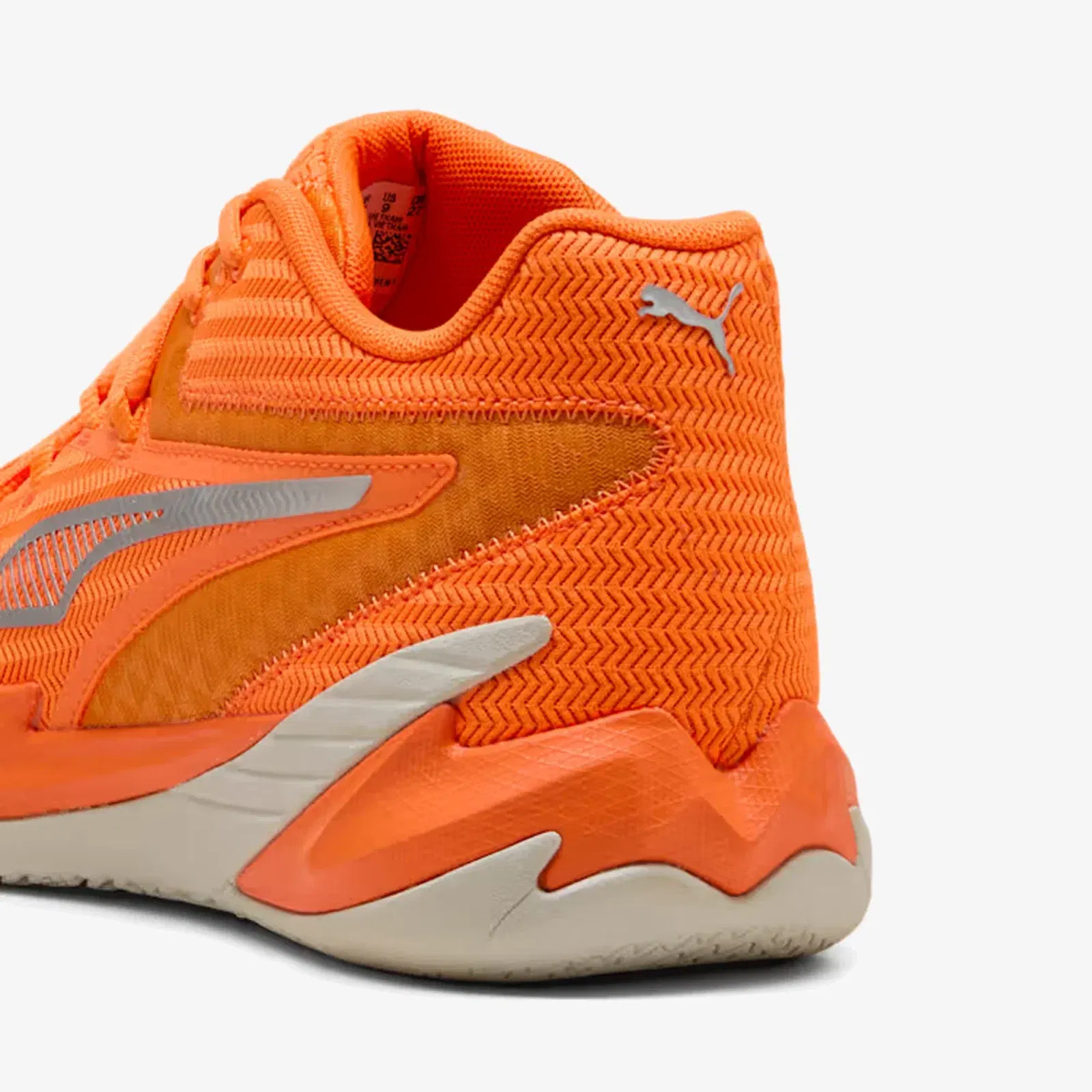 Puma THE DAGGER BASKETBALL { ORANGE GLO-PUMA SILVER-SEDATE GRAY