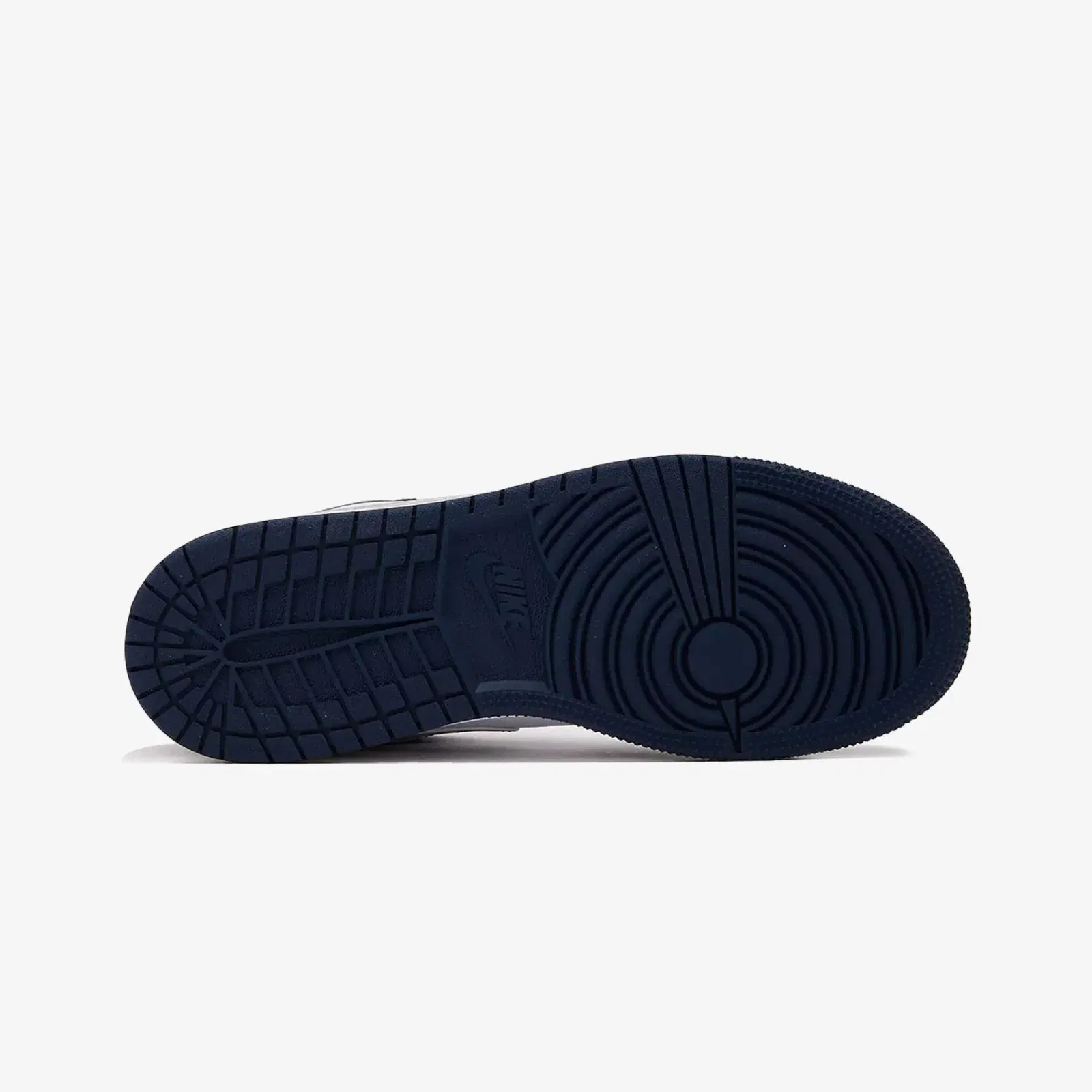 JORDAN AIR JORDAN LOW 1 LOW (GS) { WHITE/WOLF GREY-MIDNIGHT NAVY