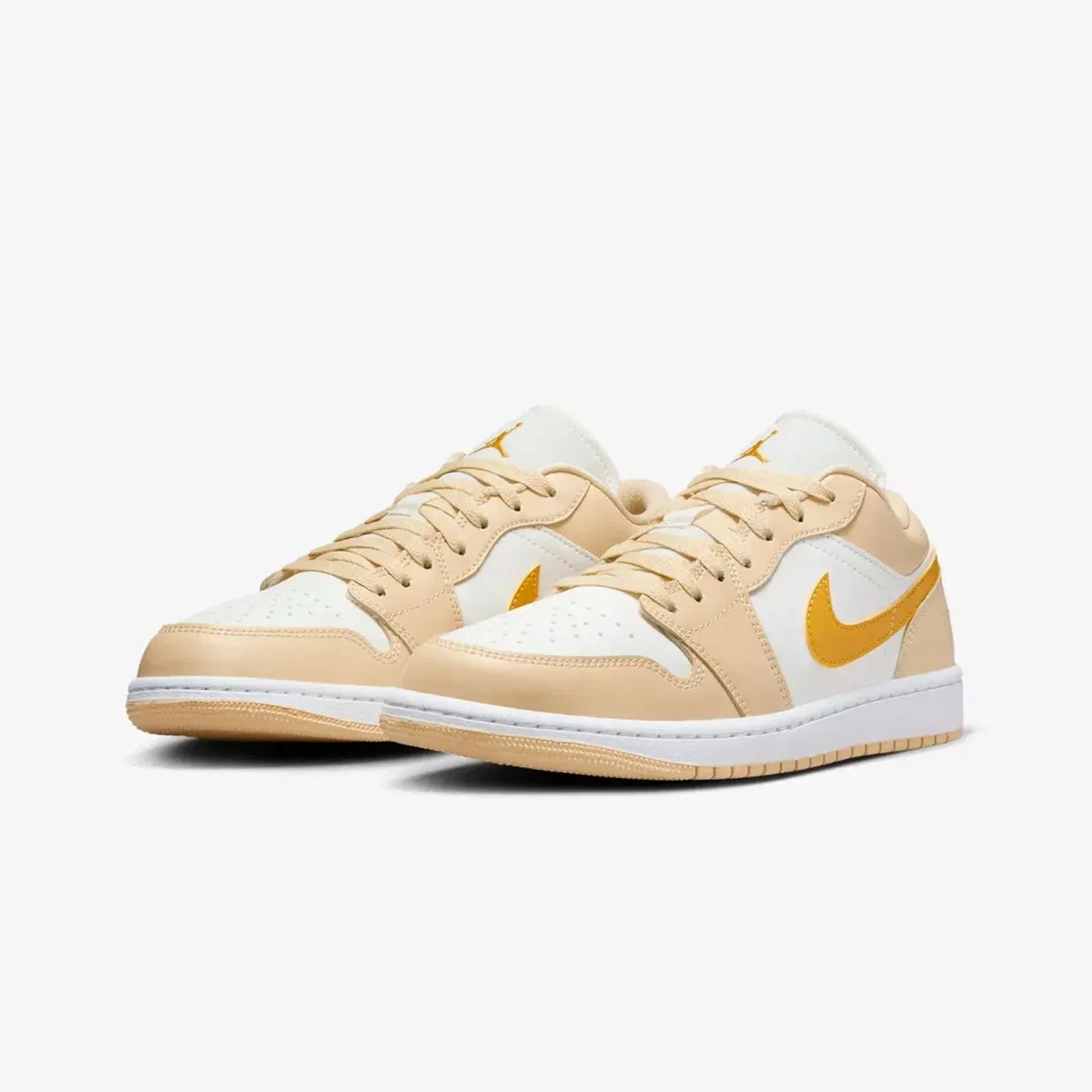 Jordan AIR JORDAN 1 LOW { SAIL/YELLOW OCHRE-PALE VANILLA-WHITE