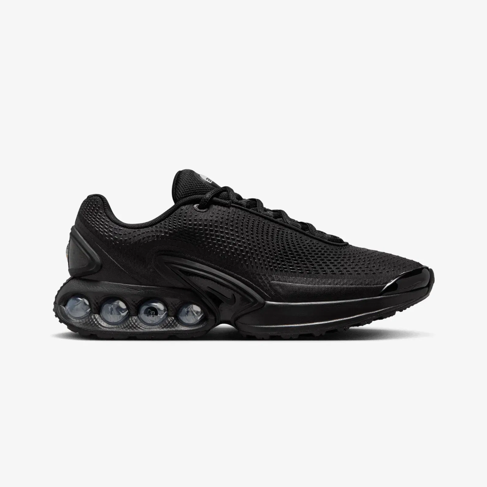 Nike AIR MAX DN { BLACK/BLACK-BLACK-MTLC DARK GREY