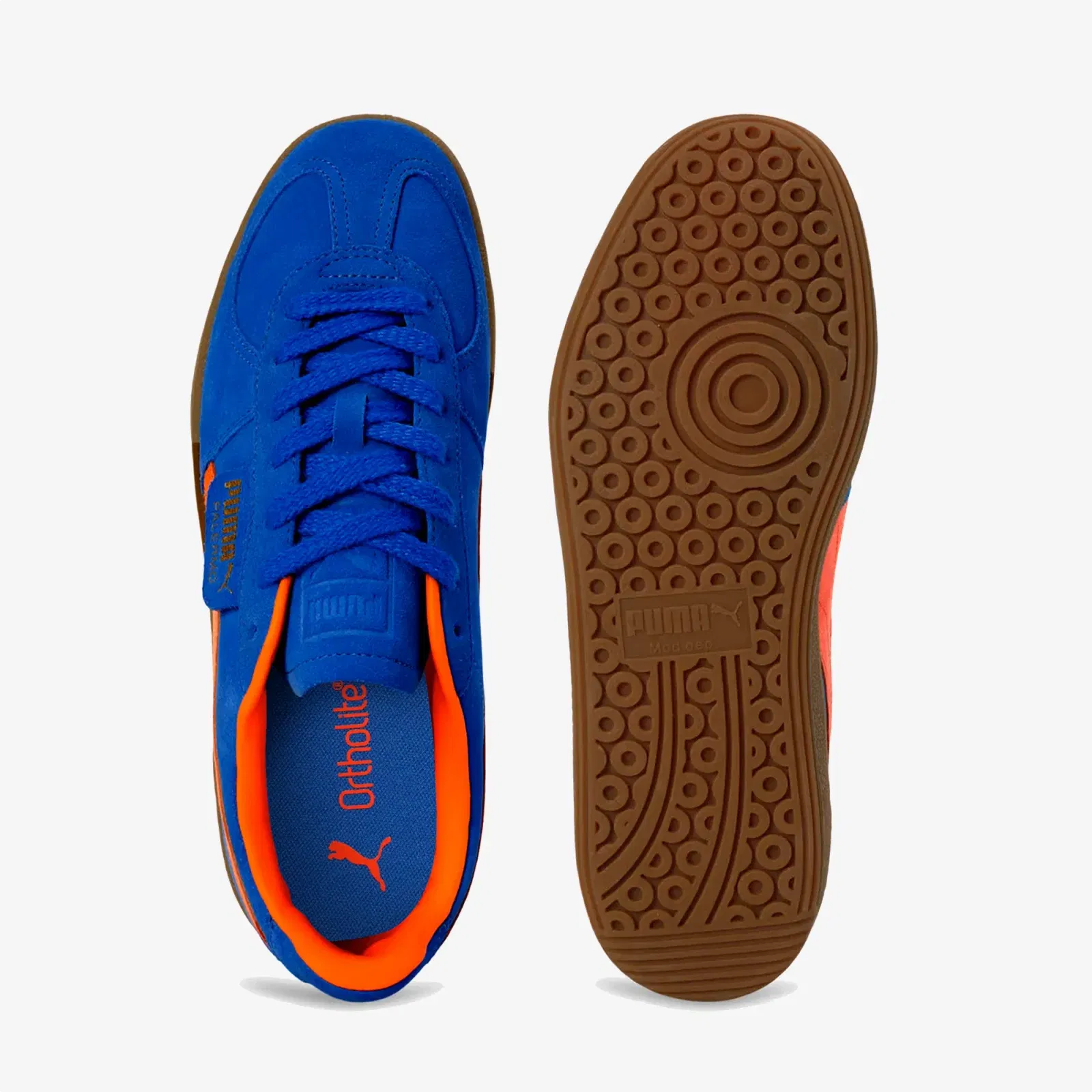 PUMA PALERMO CLASSIC COMFORT LOW { BLUE-FLAME FLICKER-GUM