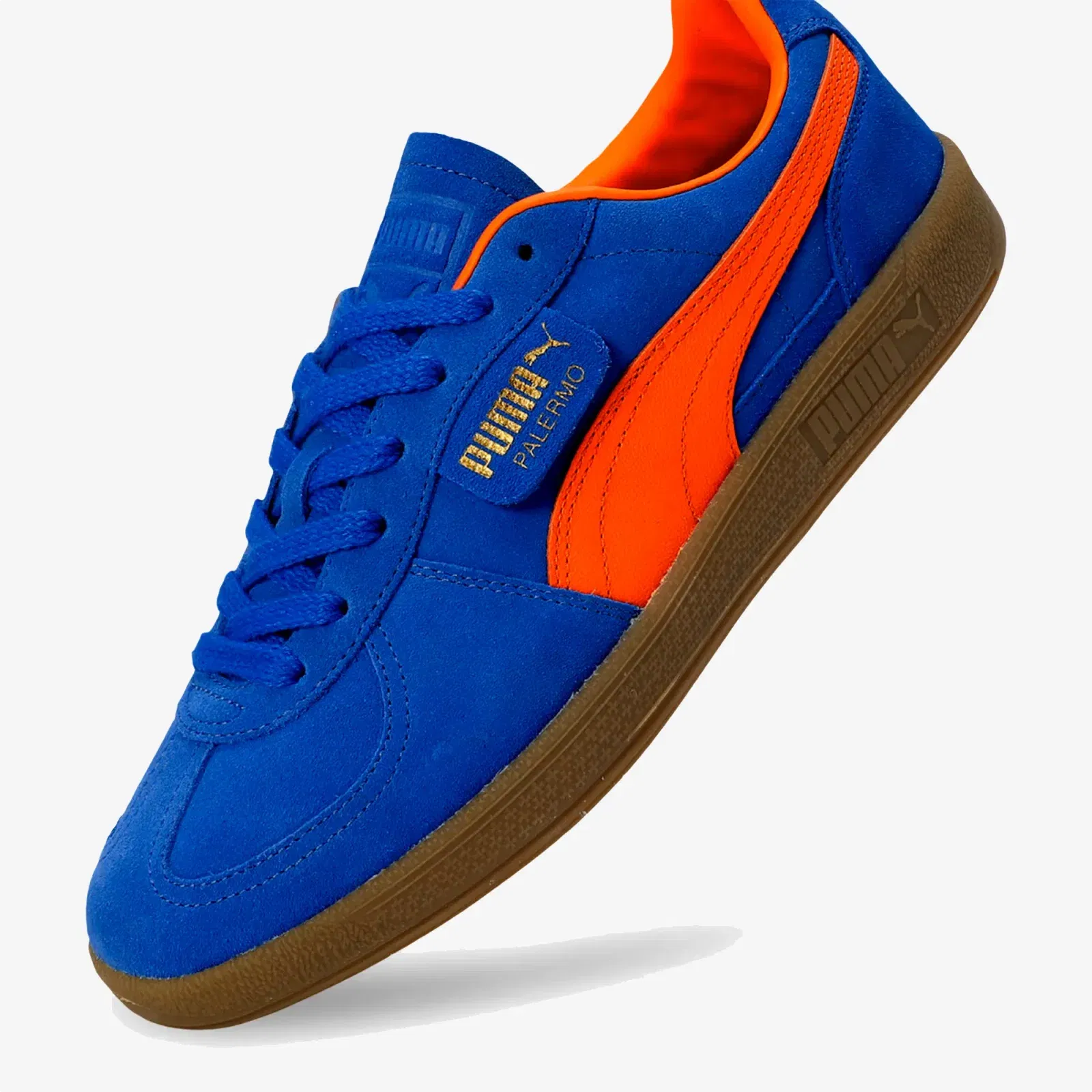 PUMA PALERMO CLASSIC COMFORT LOW { BLUE-FLAME FLICKER-GUM