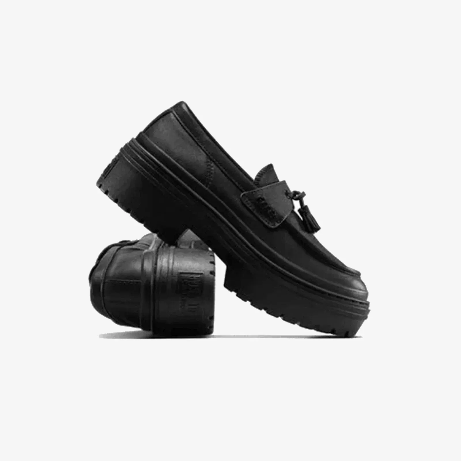 Converse CHUCK TAYLOR ALL STAR LUGGED HEEL LOAFER CUERO { BLACK