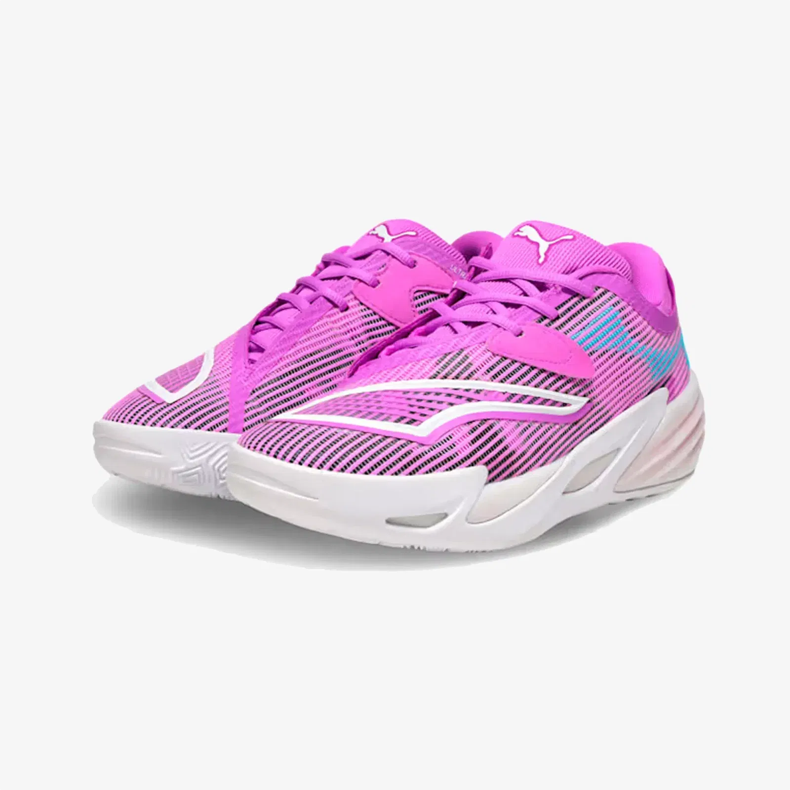 Puma ALL-PRO NITRO 2 HIGH STABILITY { ELECTRIC ORCHID-WHITE