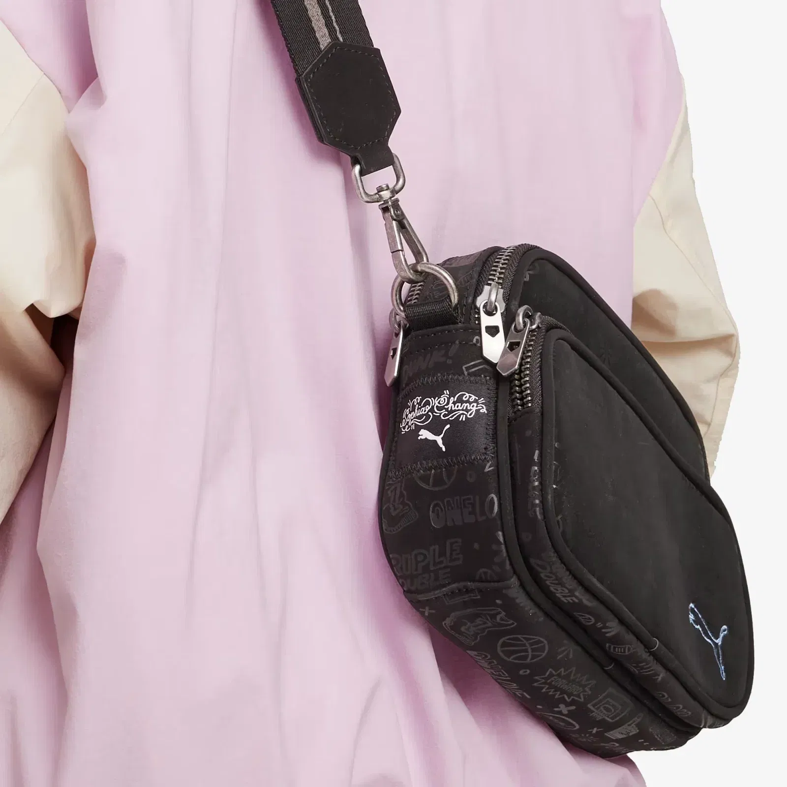 Puma x SOPHIA CHANG CROSS BODY BAG { BLACK