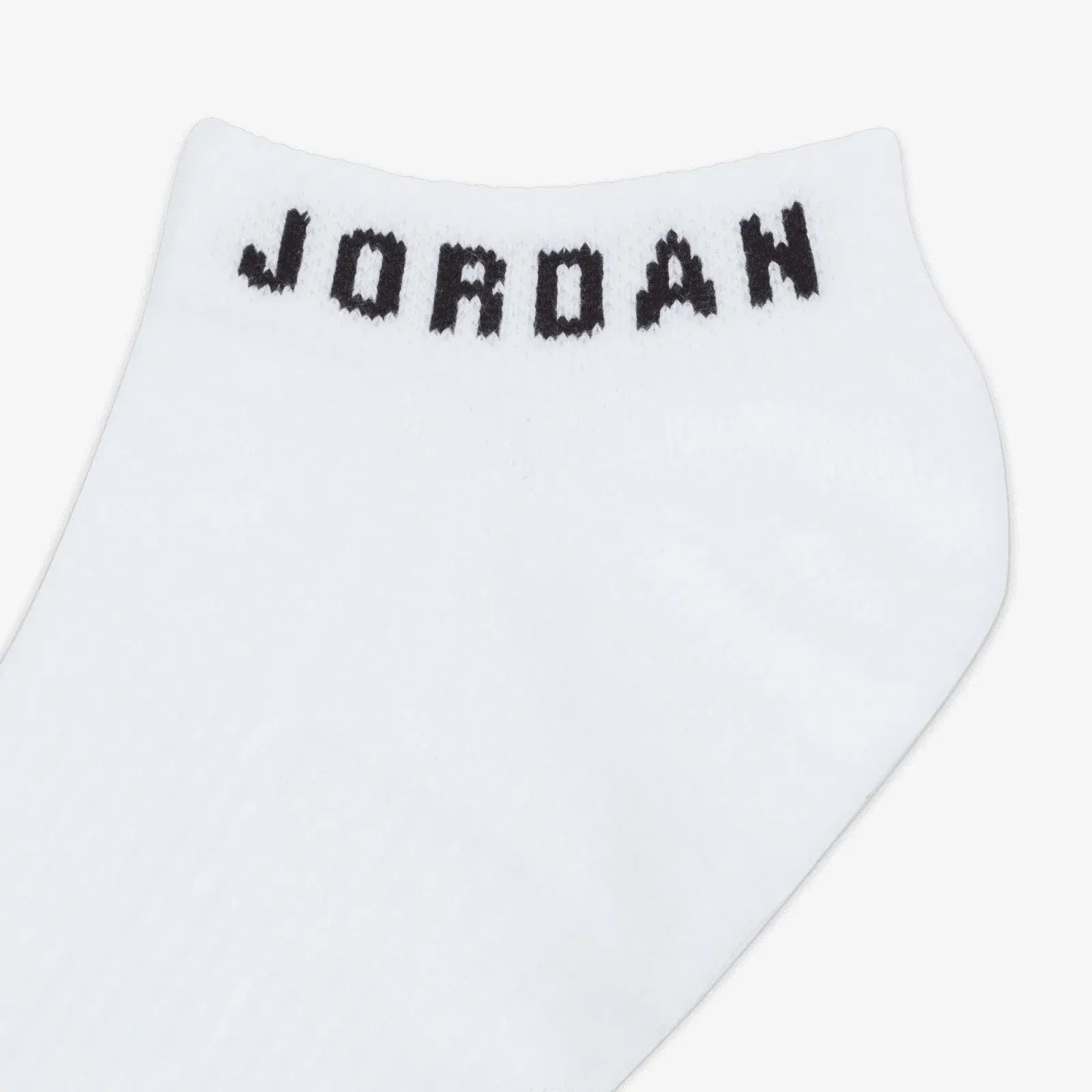 Jordan EVERYDAY NO-SHOW SOCKS (3 PAIRS) { WHITE/BLACK