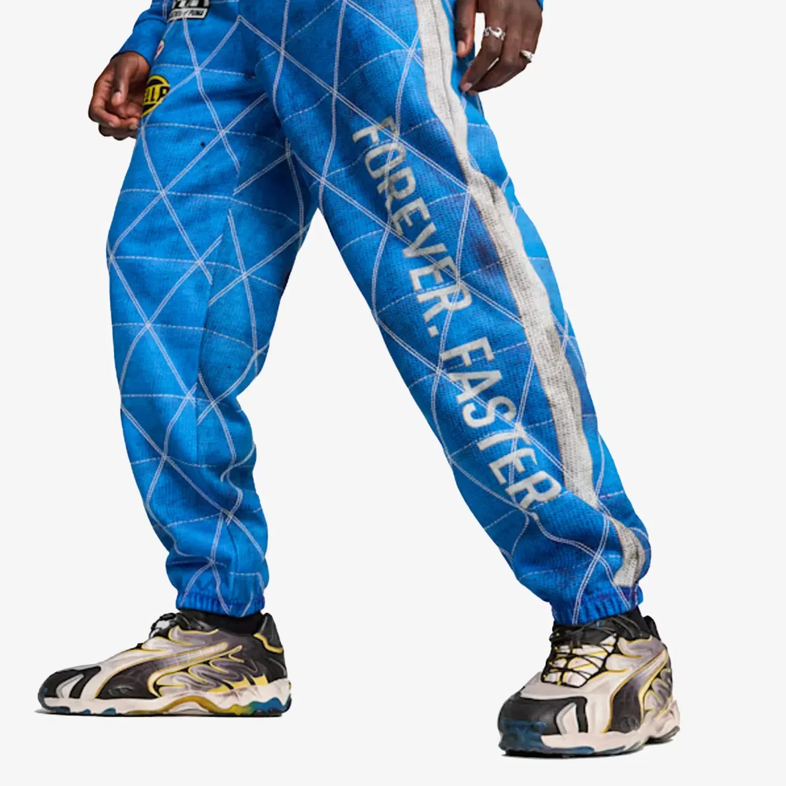 PUMA X A$AP ROCKY QUILTED SWEATPANTS { CLYDE ROYAL