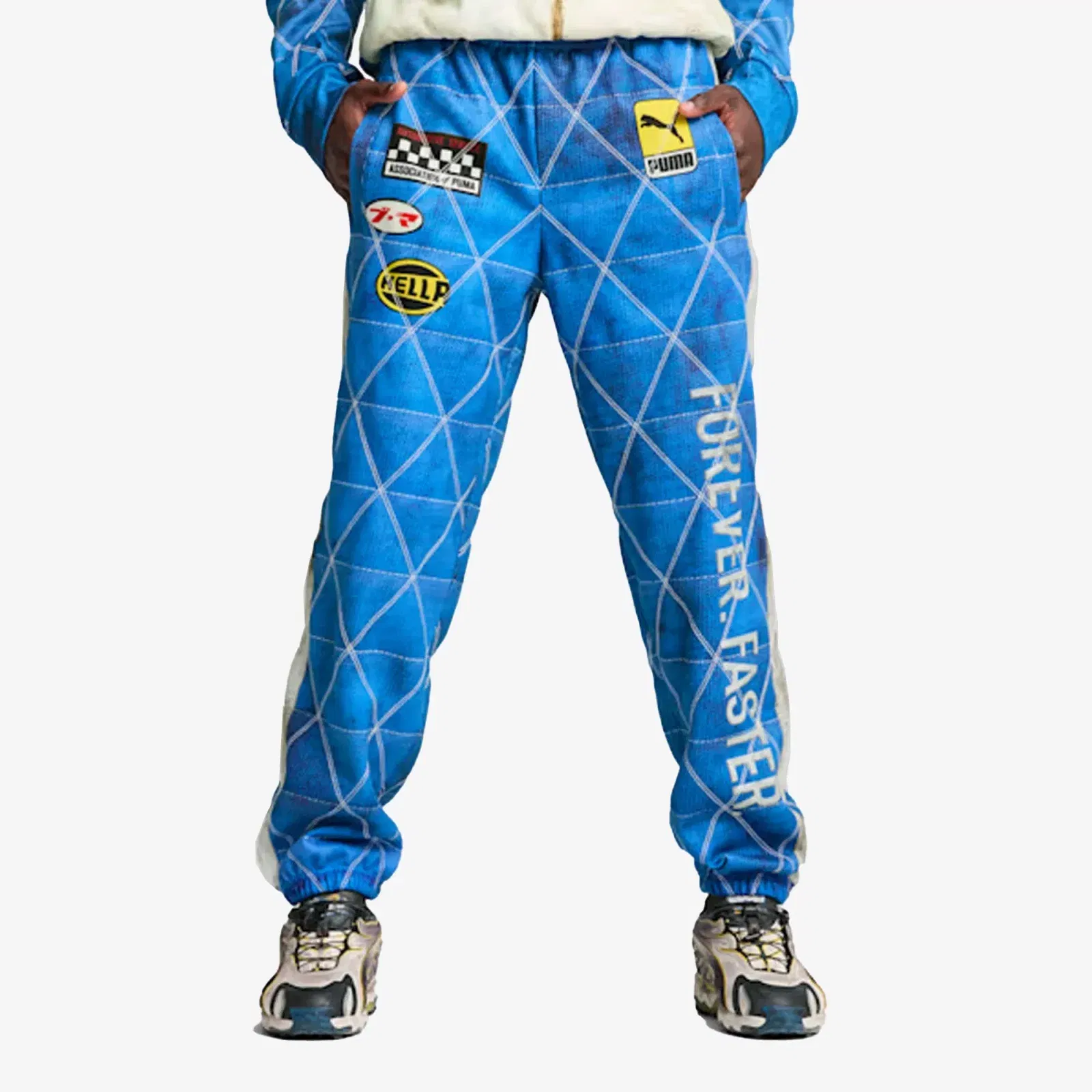 PUMA X A$AP ROCKY QUILTED SWEATPANTS { CLYDE ROYAL