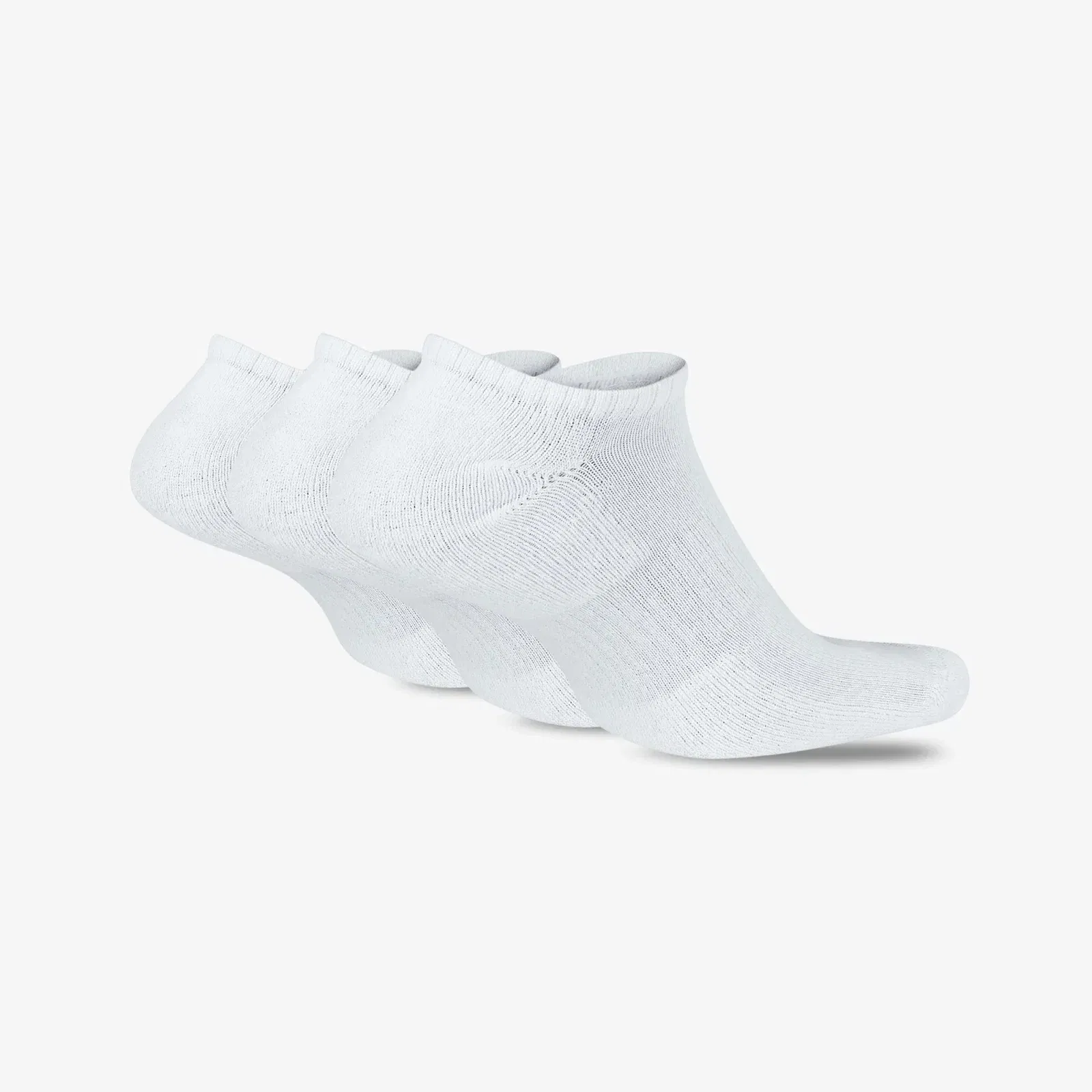 NIKE EVERYDAY CUSHIONED TRAINING NO-SHOW SOCKS { WHITE/BLACK