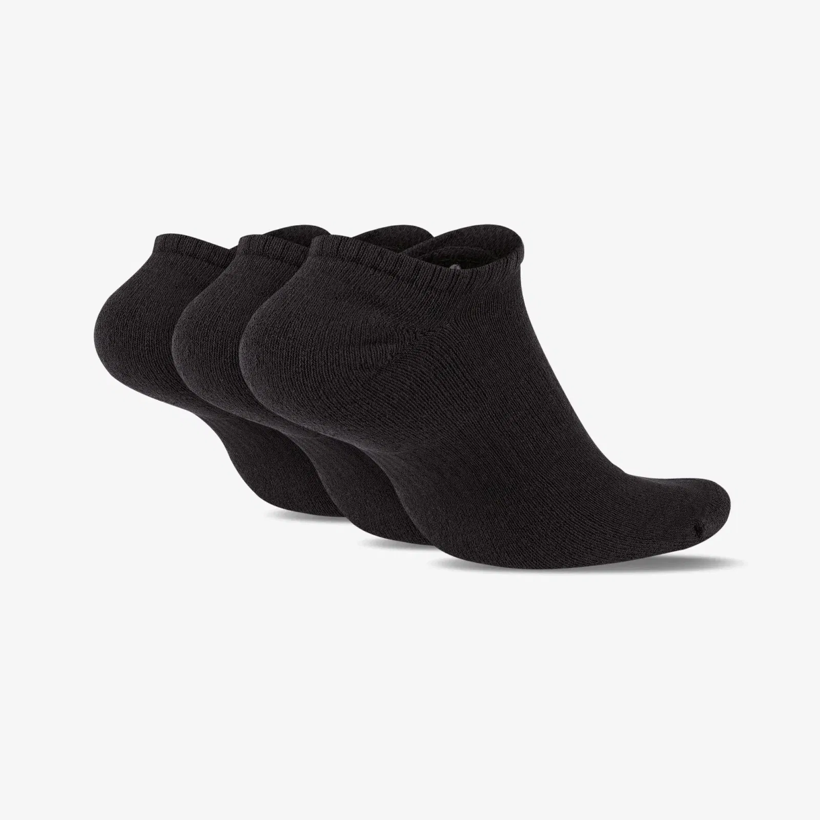 NIKE EVERYDAY CUSHIONED TRAINING NO-SHOW SOCKS { BLACK/WHITE