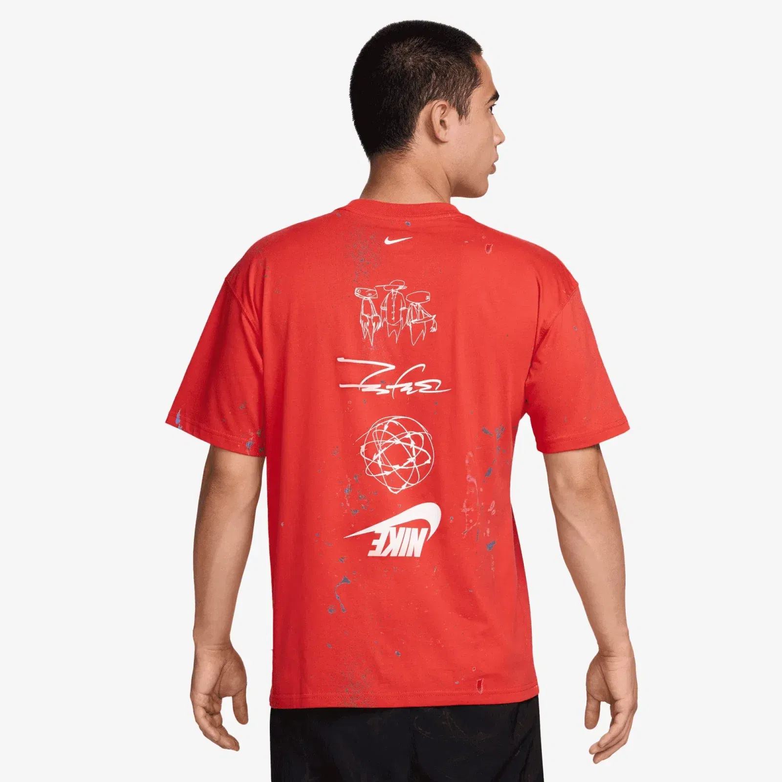 NIKE MAX90 T-SHIRT { LT CRIMSON