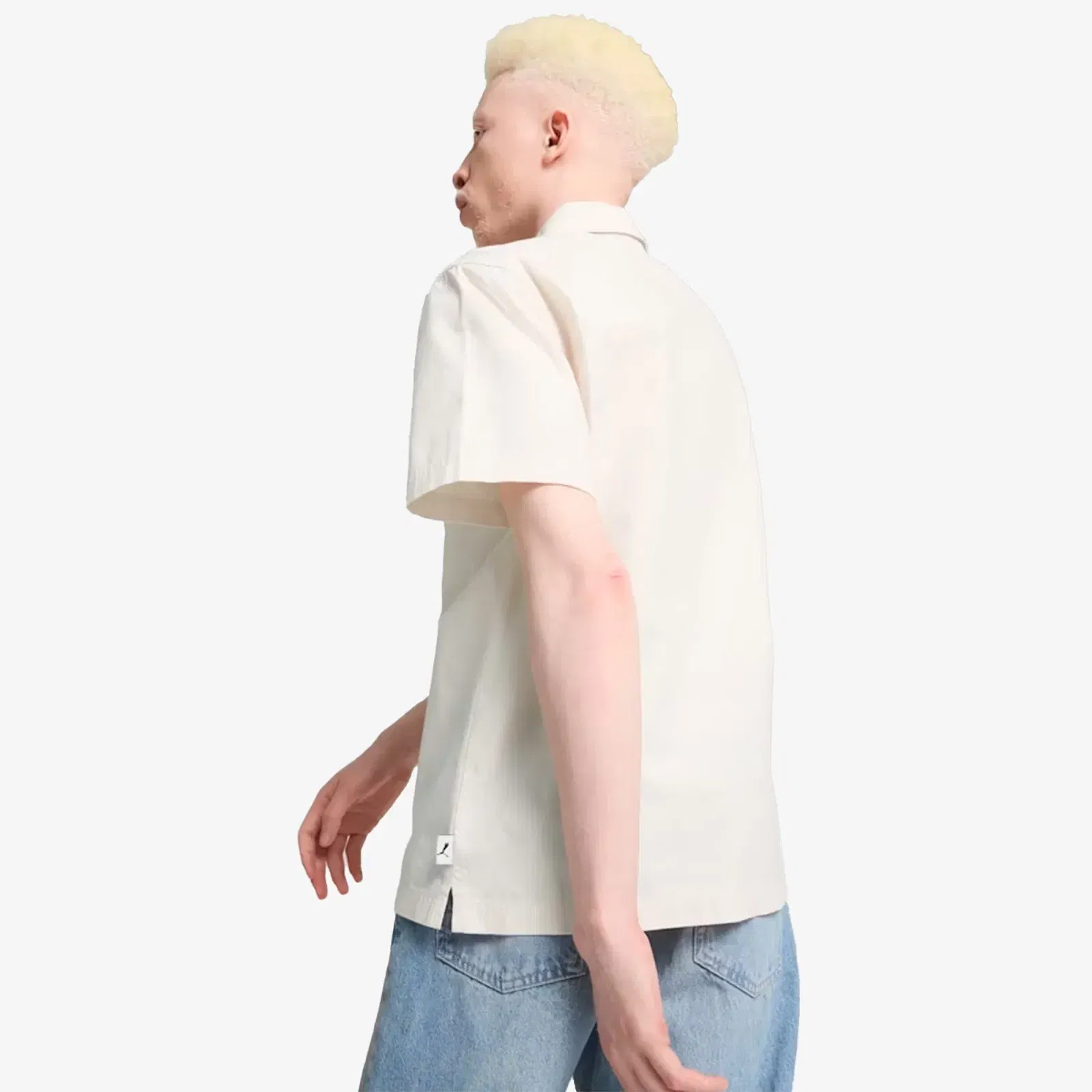 PUMA MMQ HALF-ZIP SHIRT { ALPINE SNOW