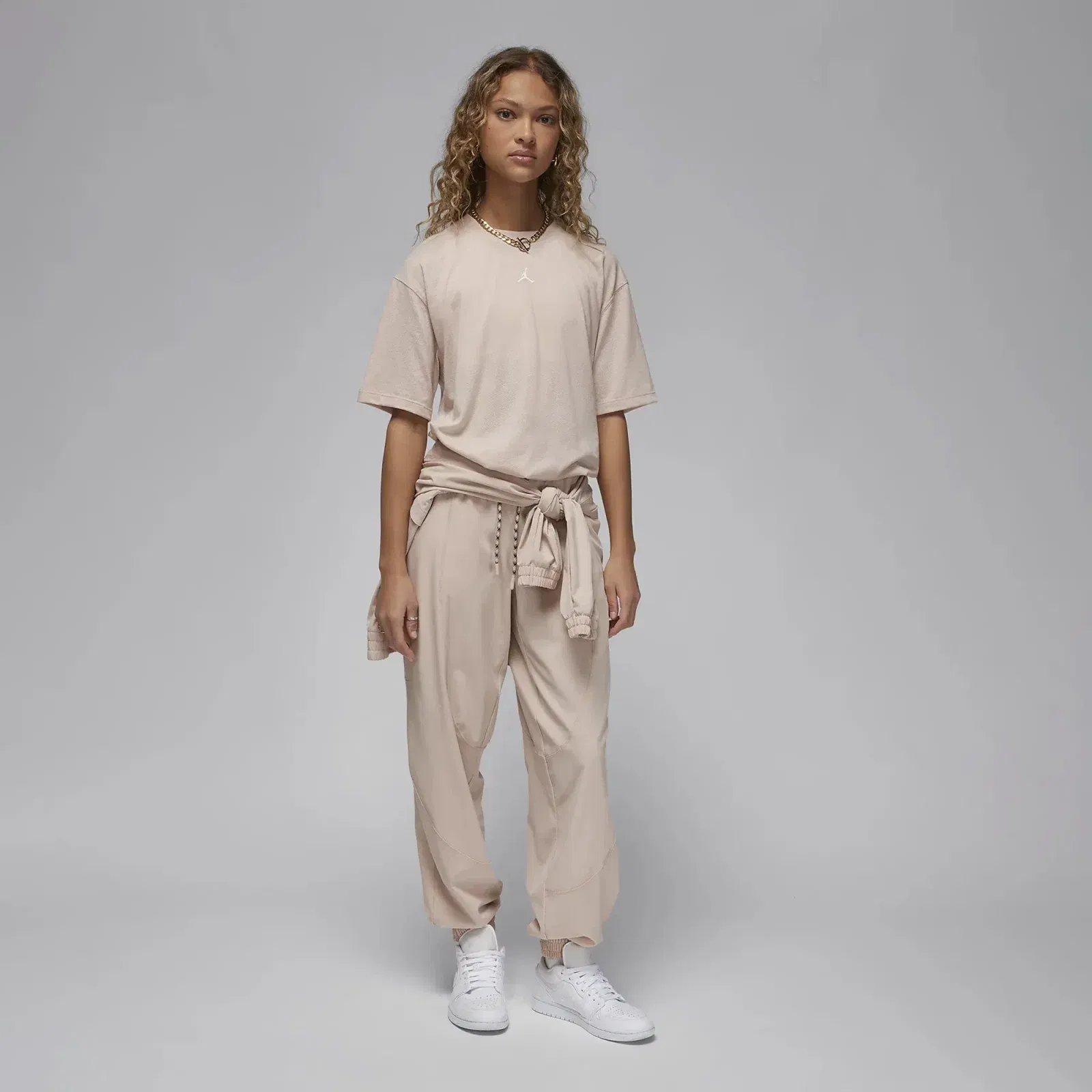 Jordan TUNNEL PANTS { PARTICLE BEIGE/BLACK