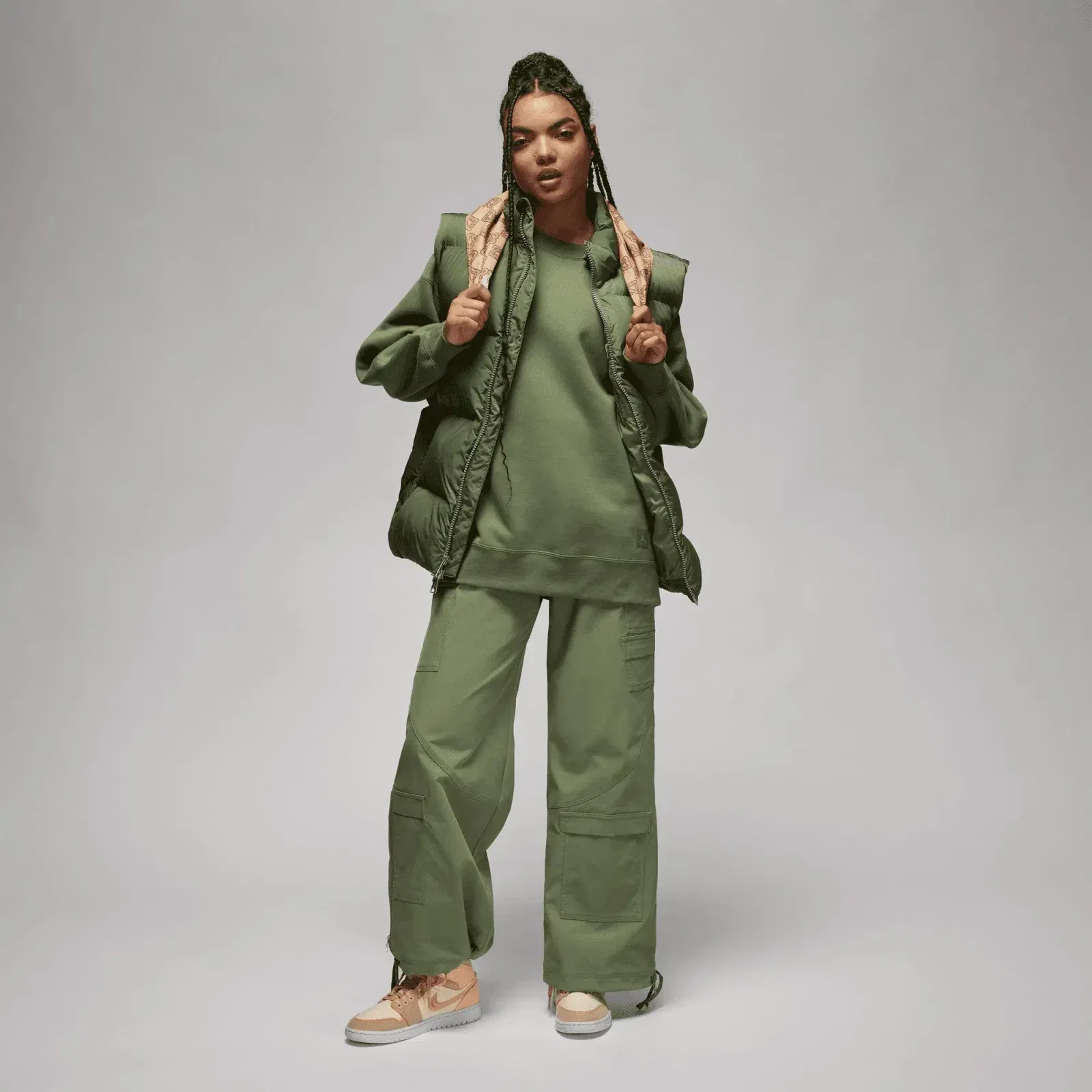 Jordan FLIGHT FLEECE { SKY J LT OLIVE