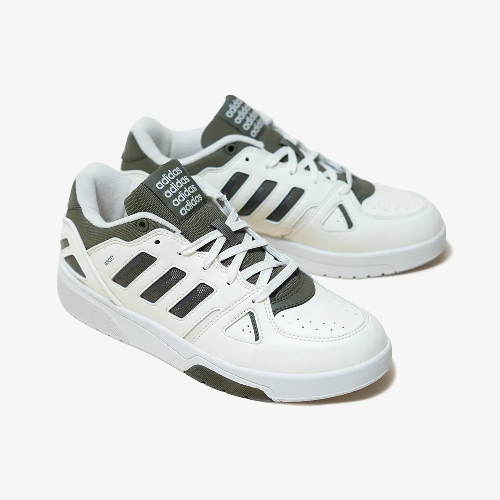Adidas MIDCITY LOW { OWHITE/OLISTR/SHAOLI
