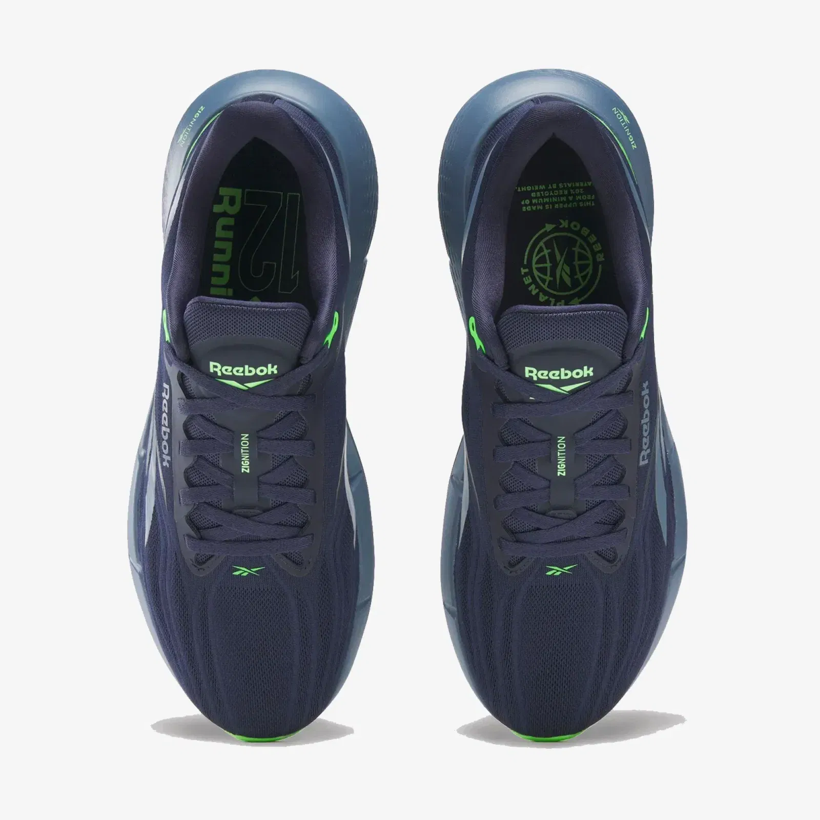 Reebok ZIGNITION { VECTOR NAVY/SHADOW/SOLAR LIME