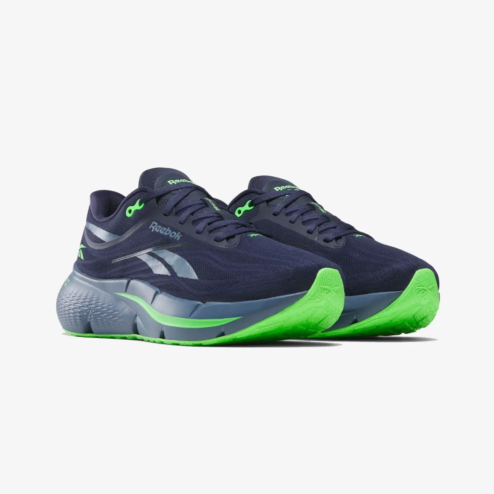 Reebok ZIGNITION { VECTOR NAVY/SHADOW/SOLAR LIME
