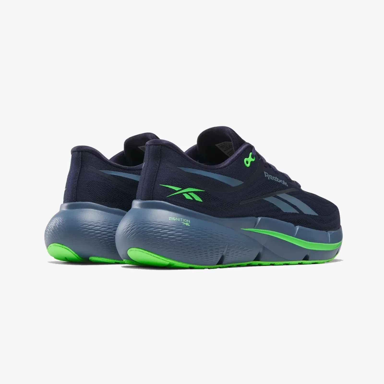 Reebok ZIGNITION { VECTOR NAVY/SHADOW/SOLAR LIME